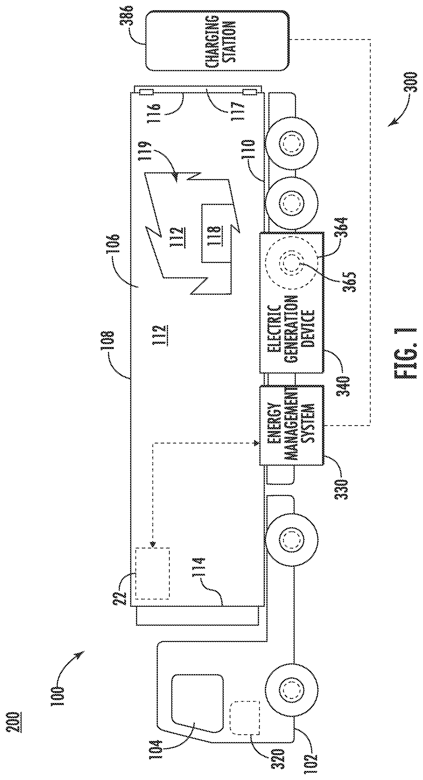 Patent US12104843 — Transport refrigeration system energy management system and method — Figure 1