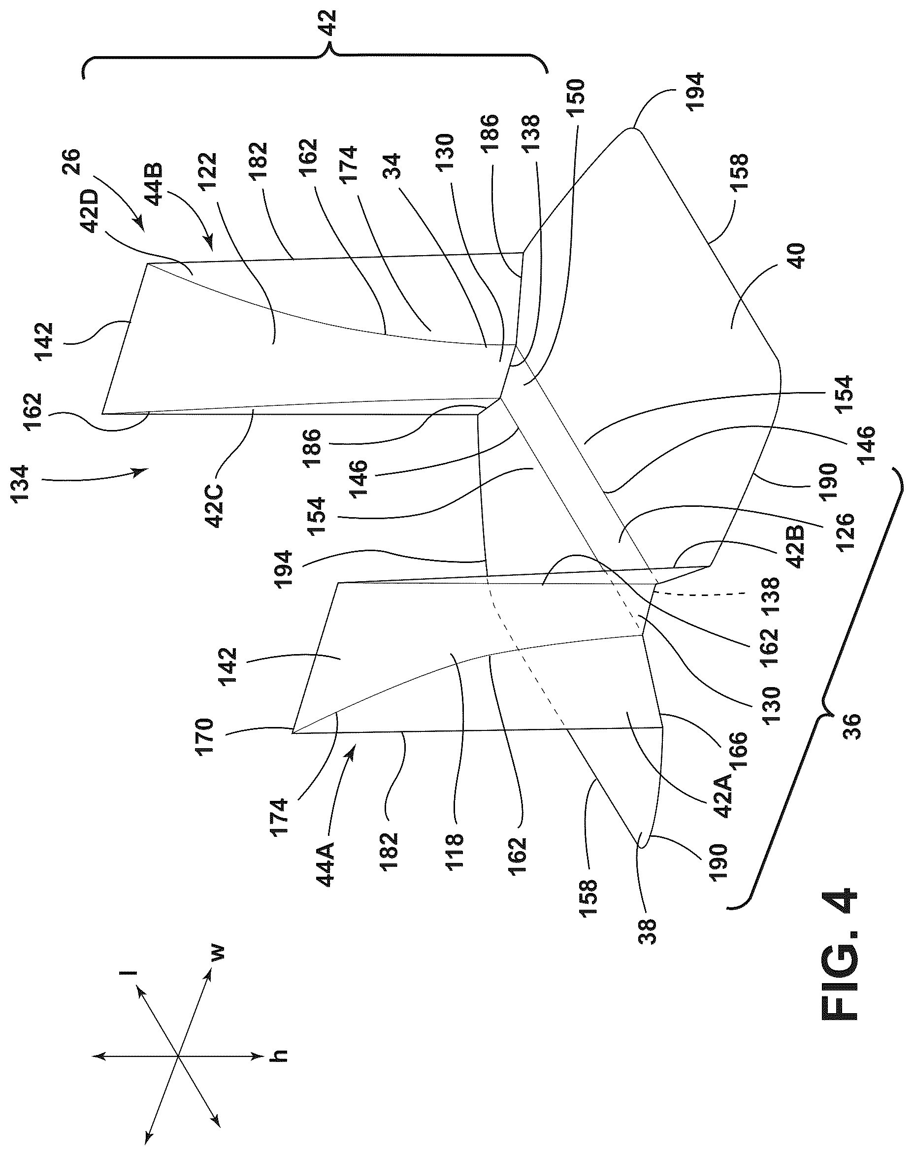 Patent US12104845 Figure 4 – Standoff feature for appliance