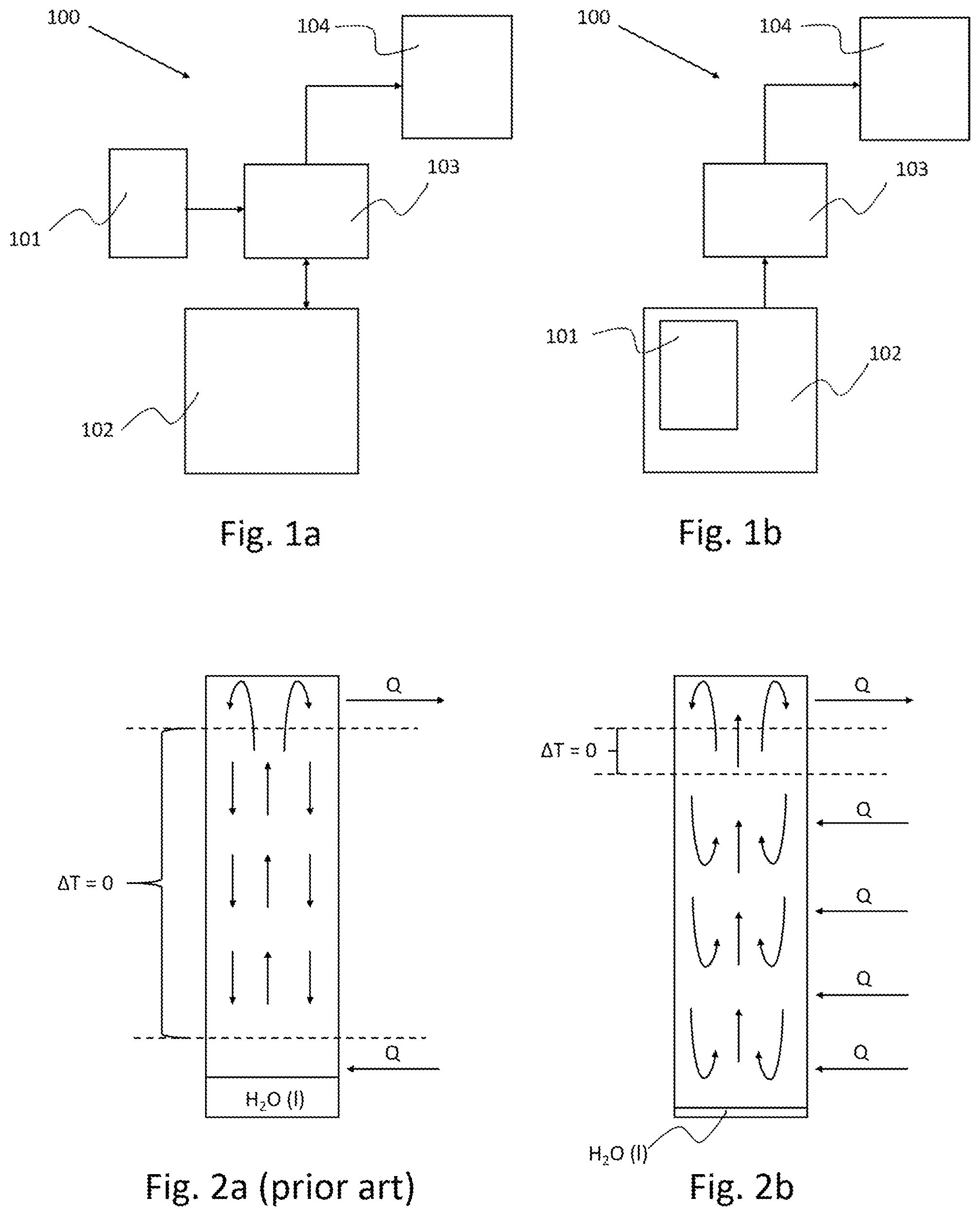Patent US12104855 — System and a method for storing and transferring heat — Figure 1
