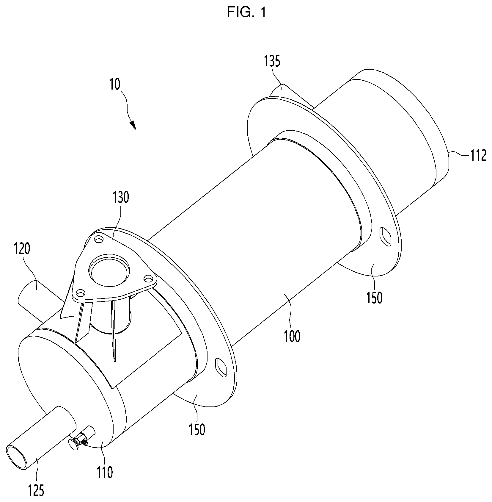Patent US12104861 — Heat exchanger — Figure 1