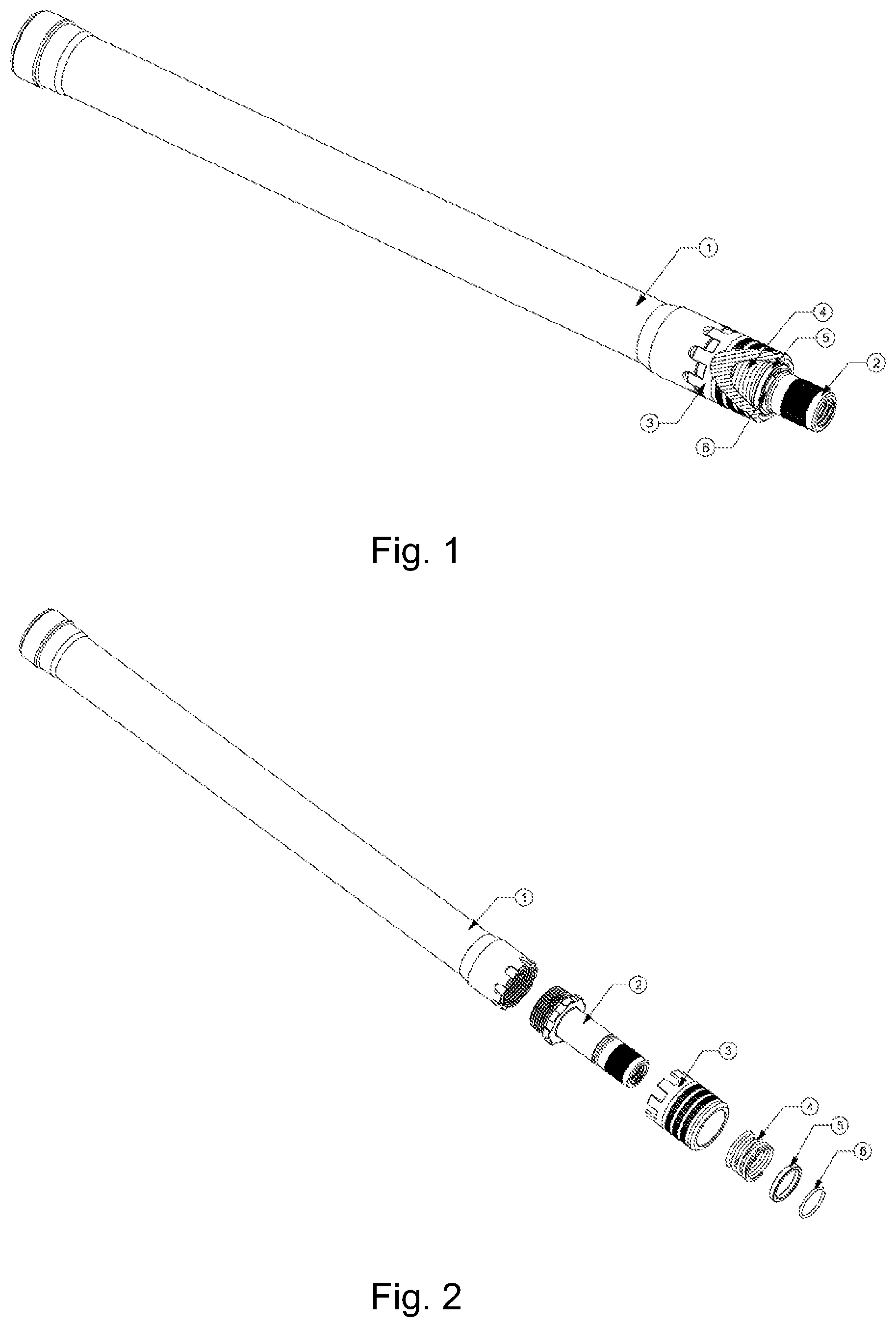Patent US12104866 — Quick disassembly recoil group structure for firearms — Figure 1