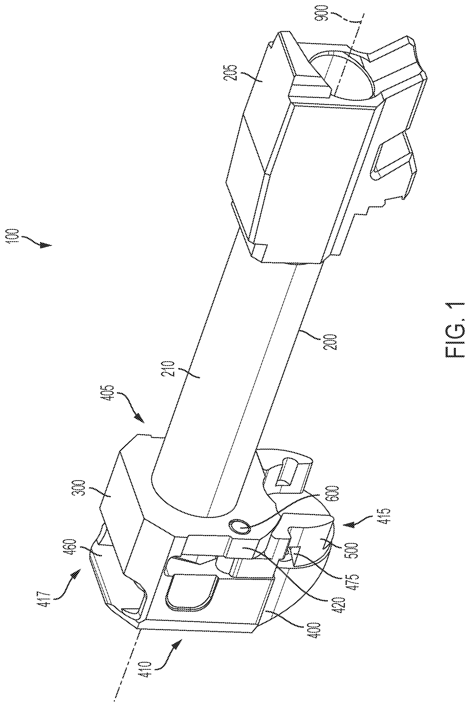 Patent US12104870 — Quick-connect muzzle accessory — Figure 1