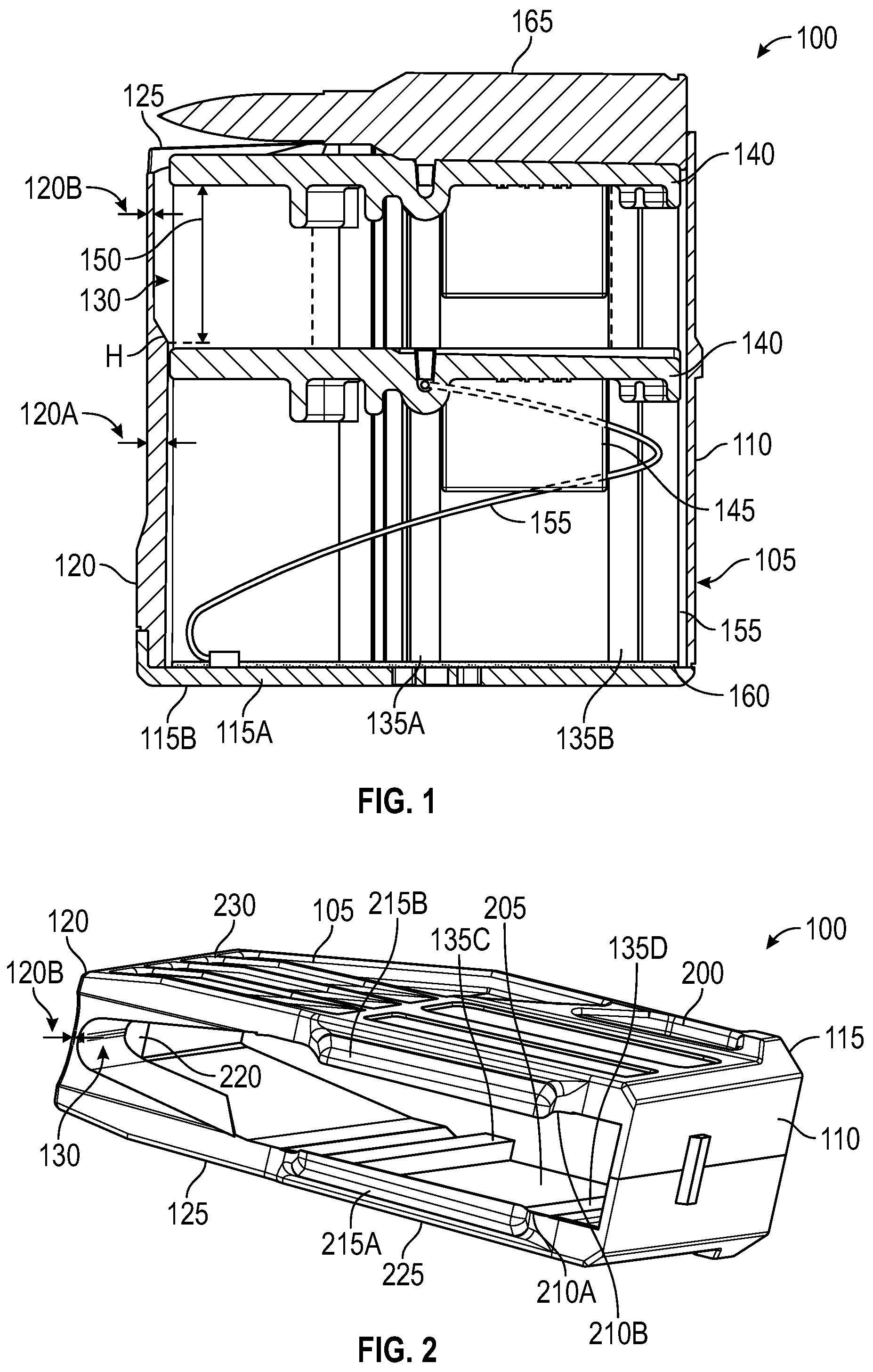Patent US12104873 Figure 1 – Cartridge magazine