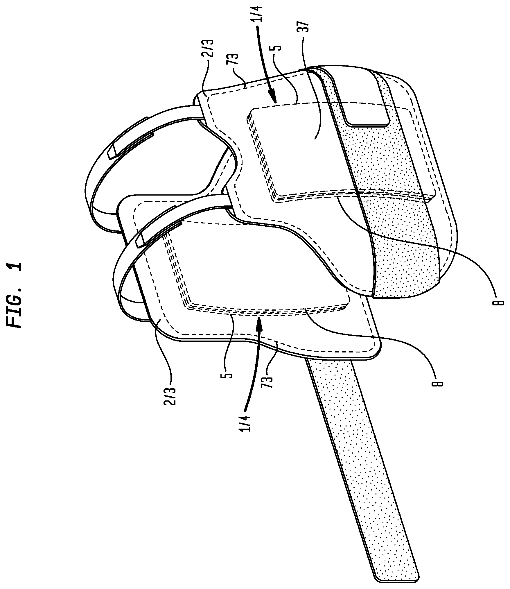 Patent US12104883 — Releasably engagable system of ballistic-resistant panels — Figure 1