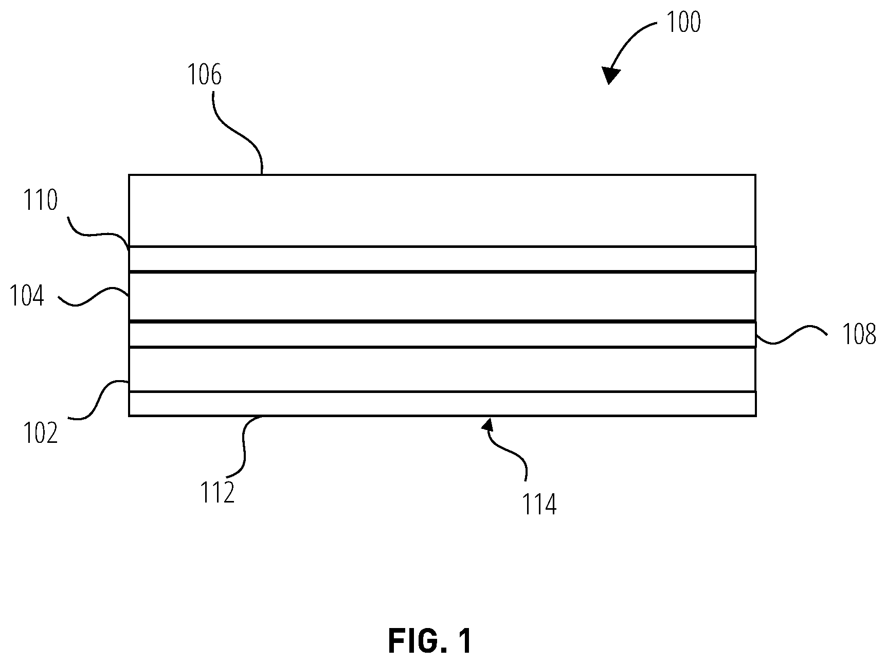 Patent US12104884 — Ballistic glass and associated methods and assemblies — Figure 1