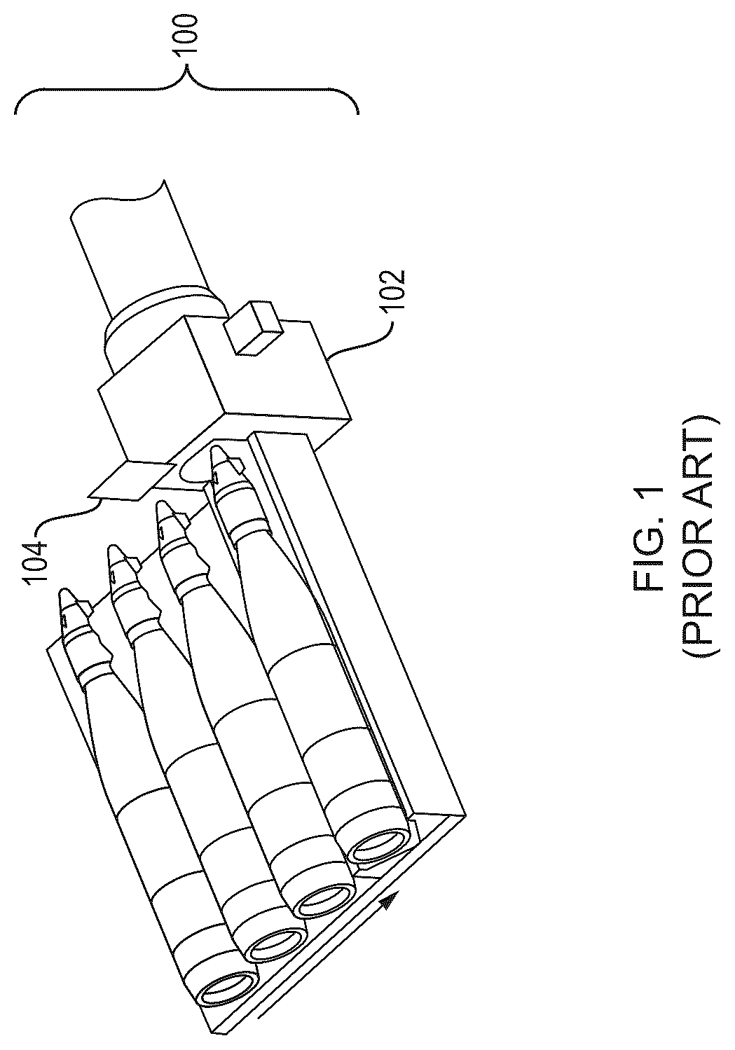 Patent US12104889 — Wireless multi-fuze setter interface — Figure 1