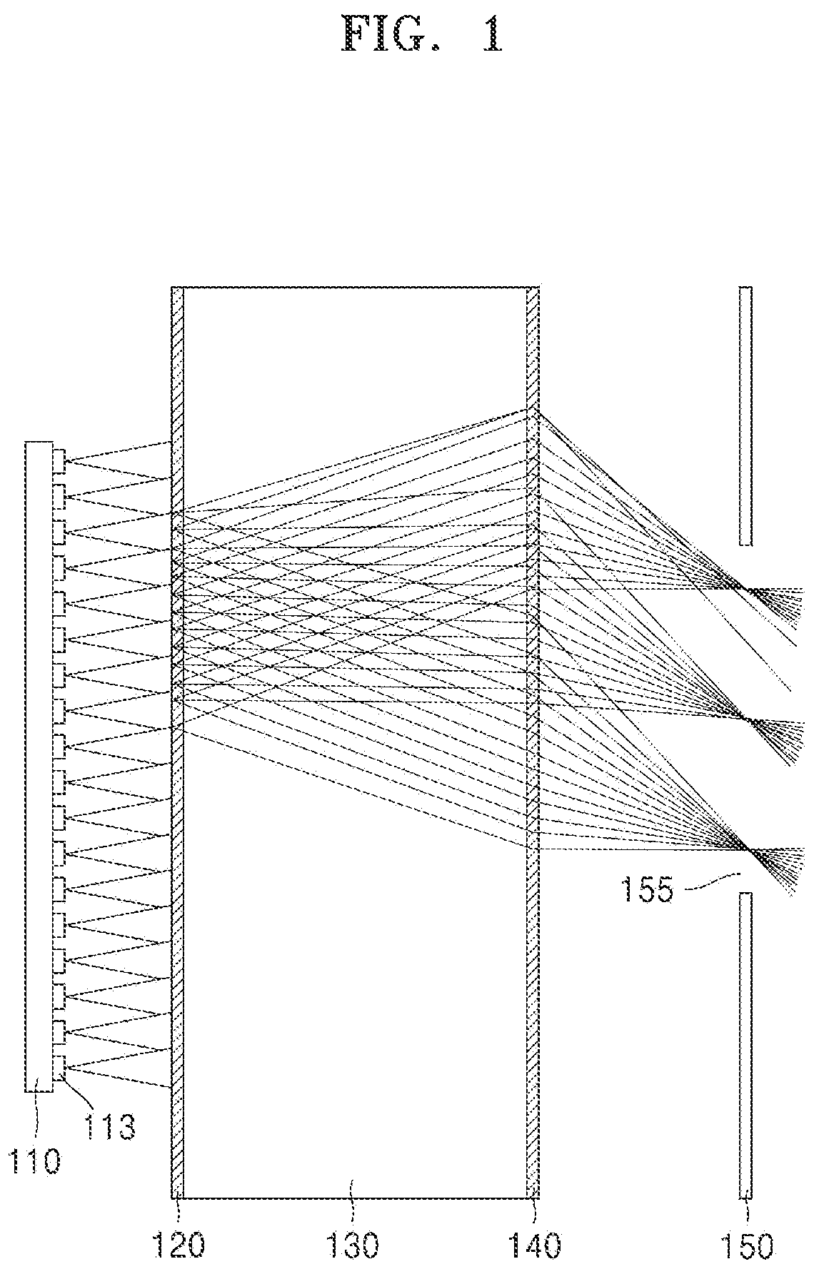 Patent US12104894 Figure 1 – Illumination device and electronic apparatus including the same