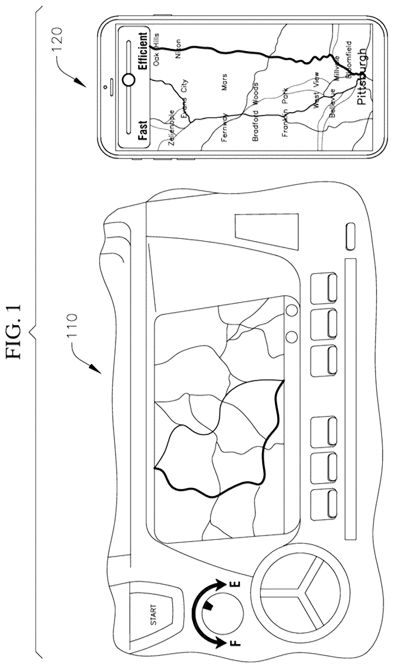 Patent US12104915 — Systems and methods for variable energy routing and tracking — Figure 1