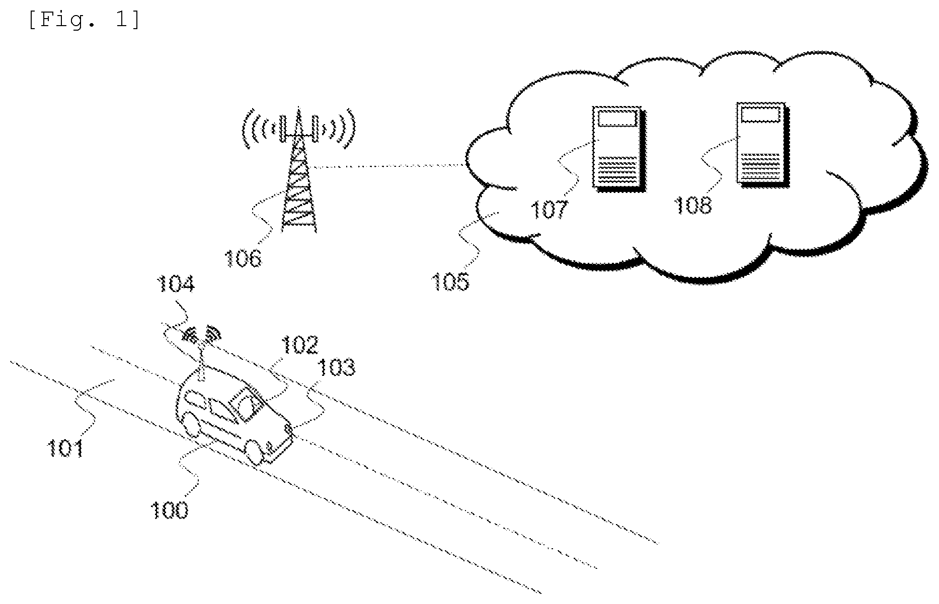 Patent US12104919 — Method and device for predicting a weather condition on a road network — Figure 1