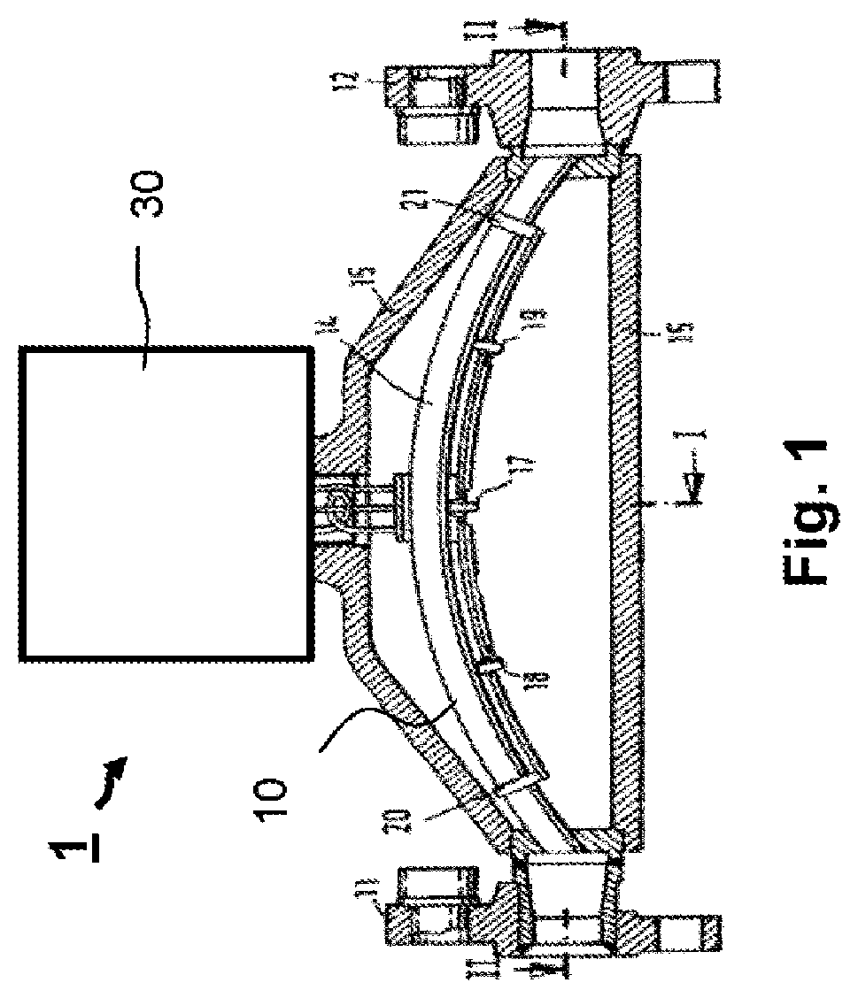 Patent US12104939 — Method for ascertaining a physical parameter of a charged liquid — Figure 1