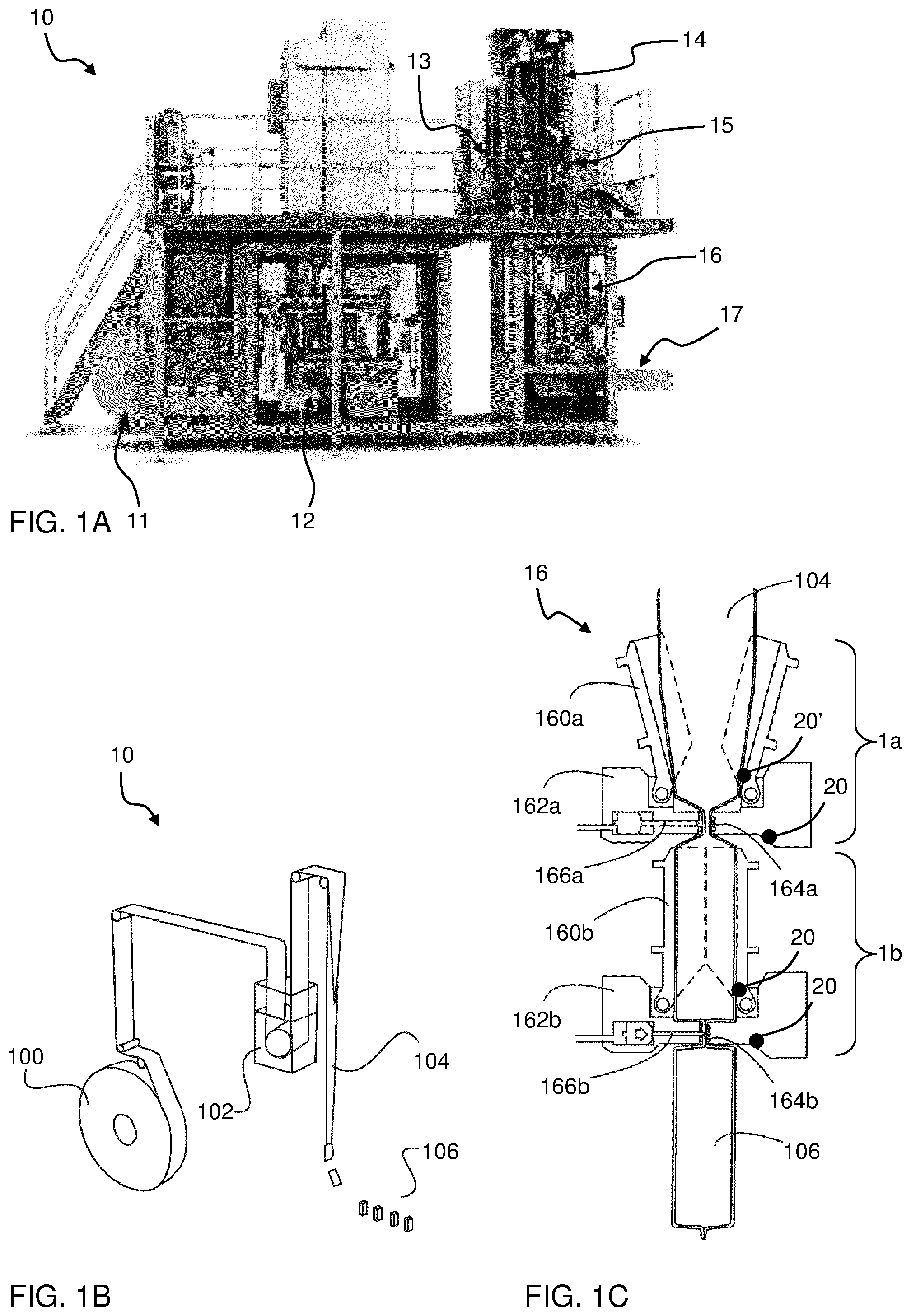 Patent US12104945 — Condition monitoring in a packaging machine for liquid food — Figure 1