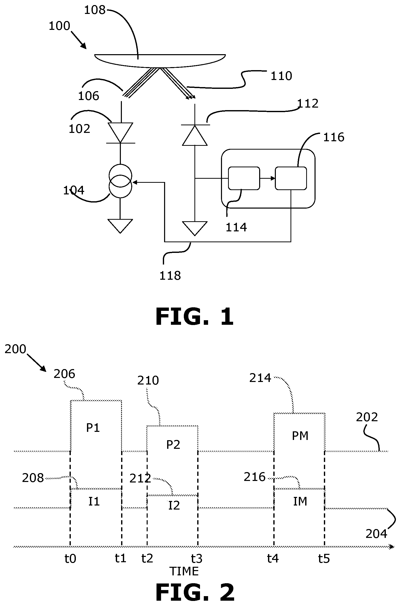 Patent US12104952 Figure 1 – Calibration arrangement, method for calibrating light intensity reading and a system for determining gaze direction