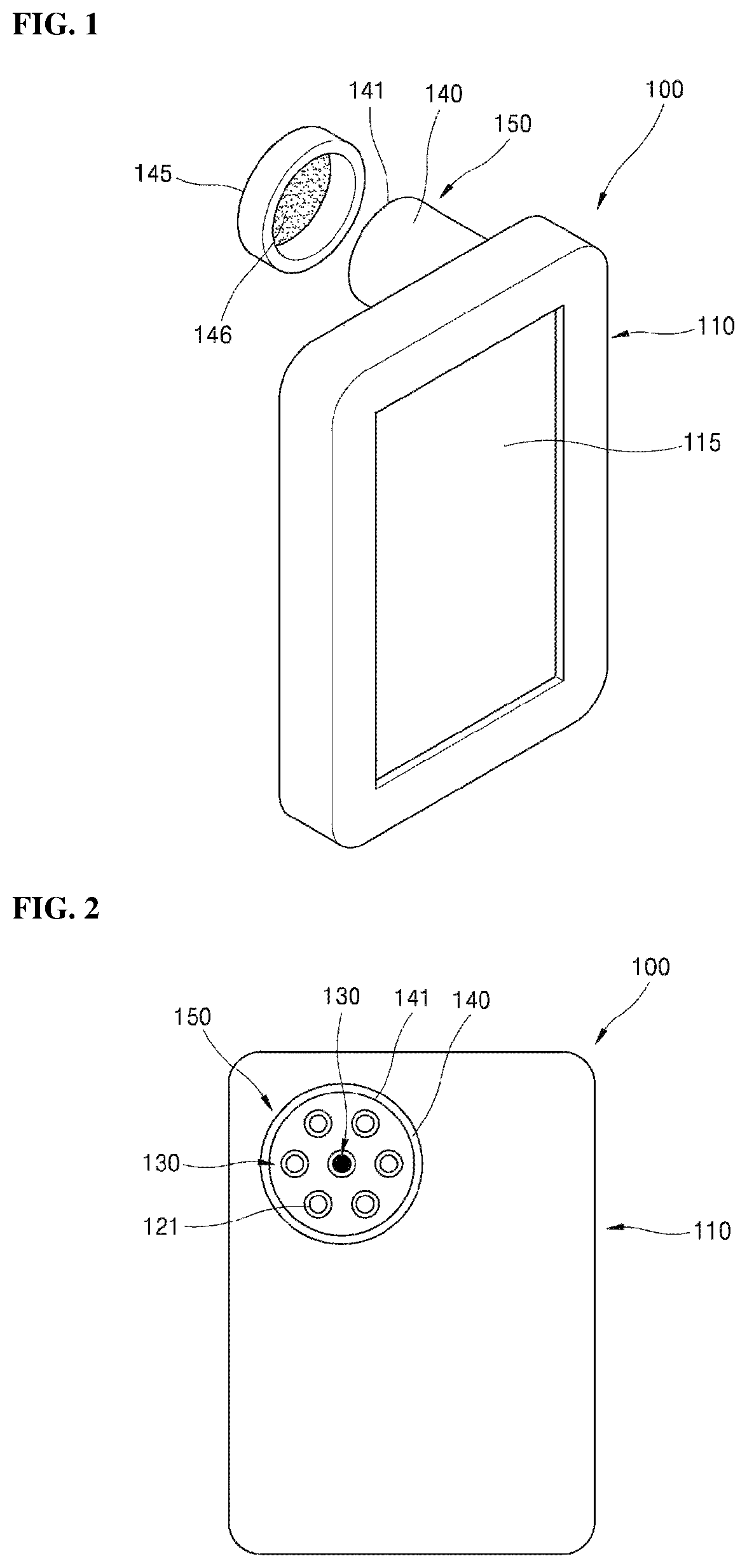 Patent US12104956 — Hyperspectral image measurement device and calibration method thereof, camera module and device for diagnosing skin and skin image processing method — Figure 1