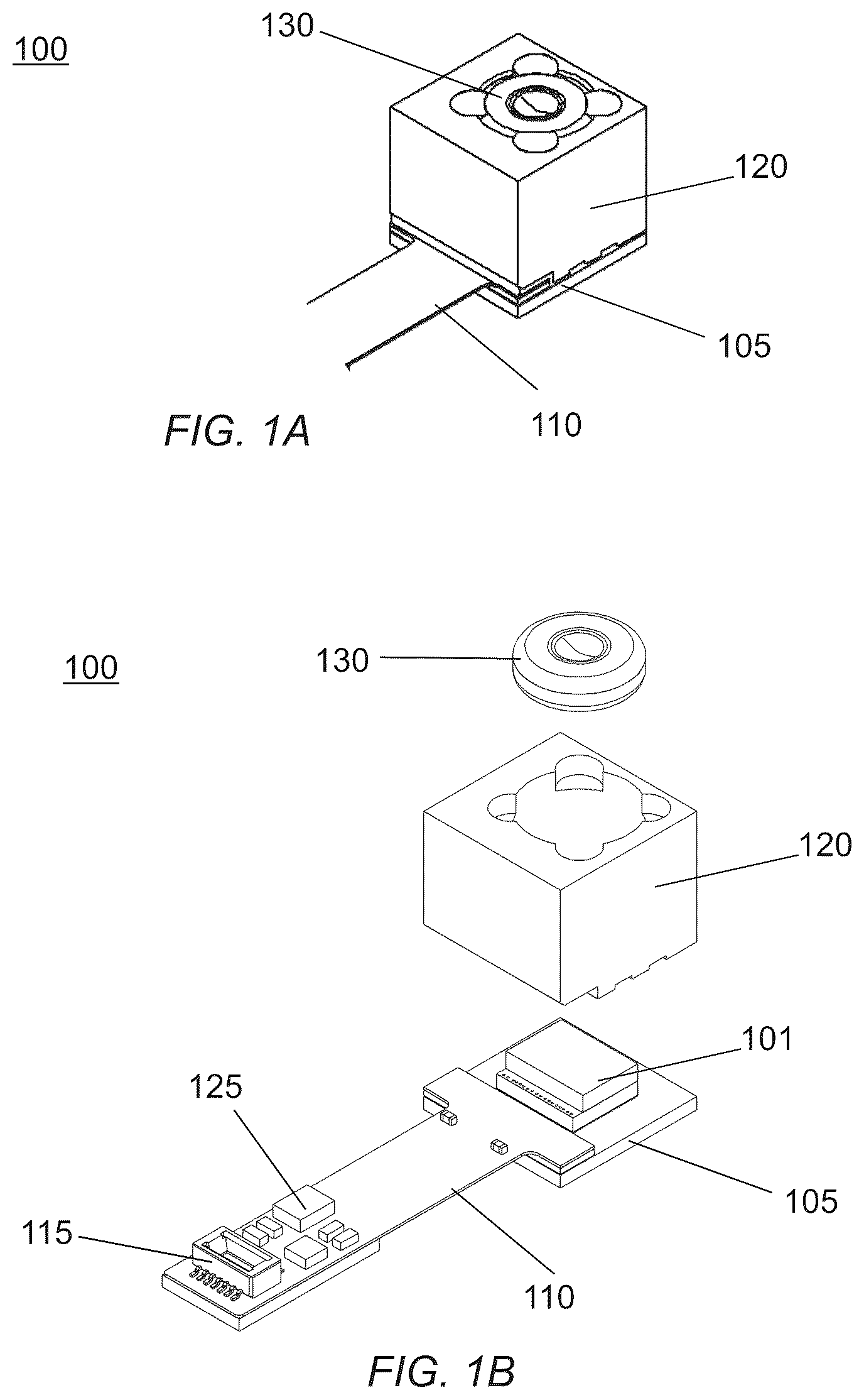 Patent US12104962 — Design, test, and operation of a small thermal imaging core — Figure 1