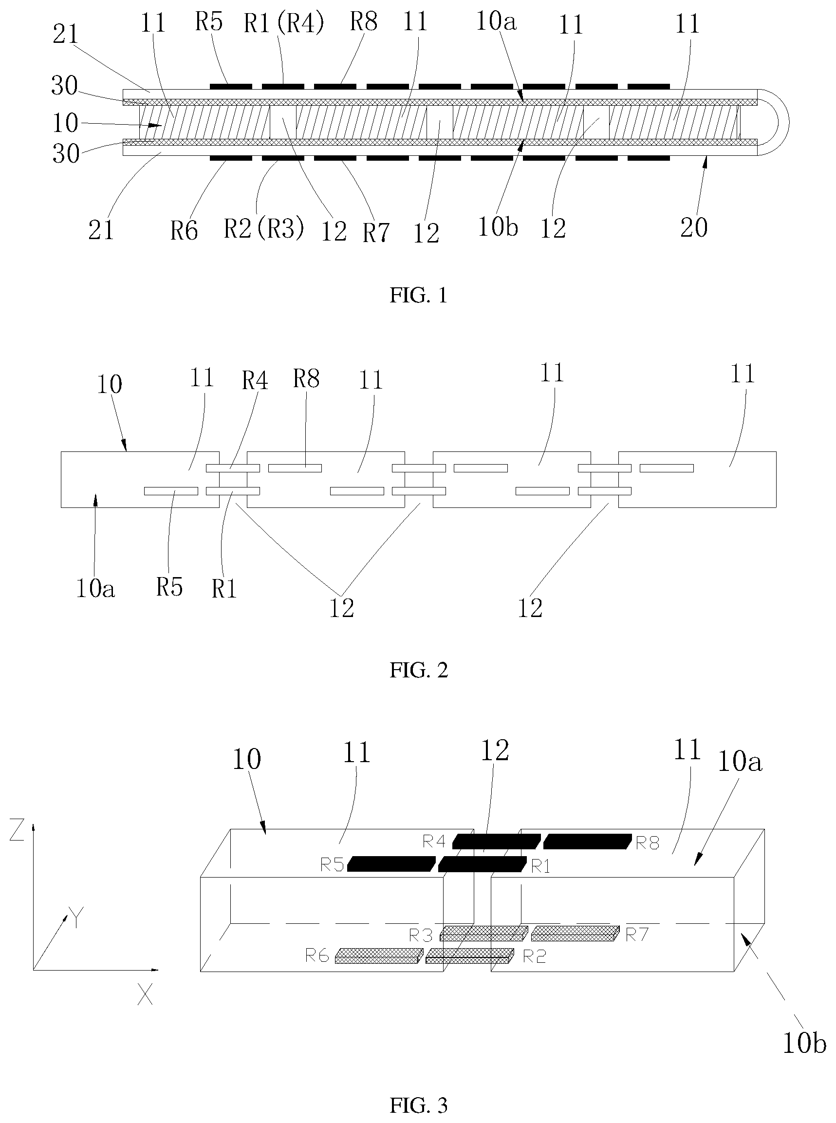 Patent US12104970 — Pressure sensing device, pressure sensing method and equipment with temperature compensation — Figure 1