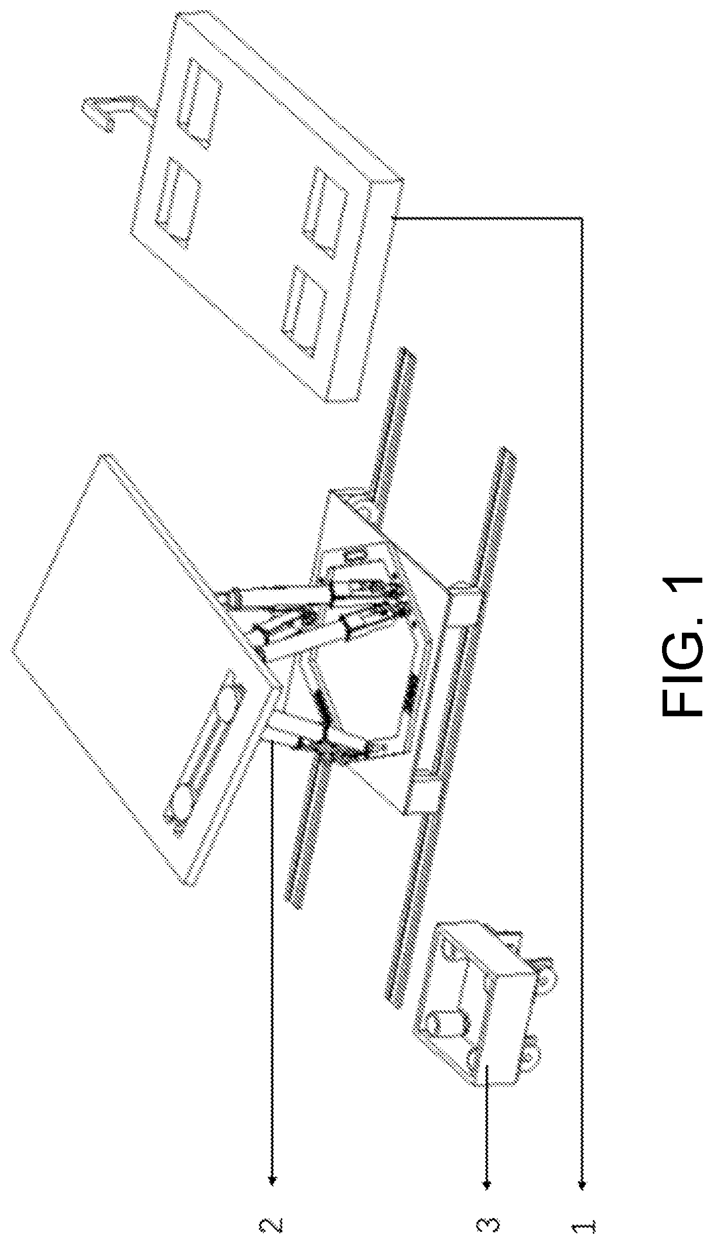 Patent US12104979 — Whole vehicle in-loop test system of intelligent automobile — Figure 1