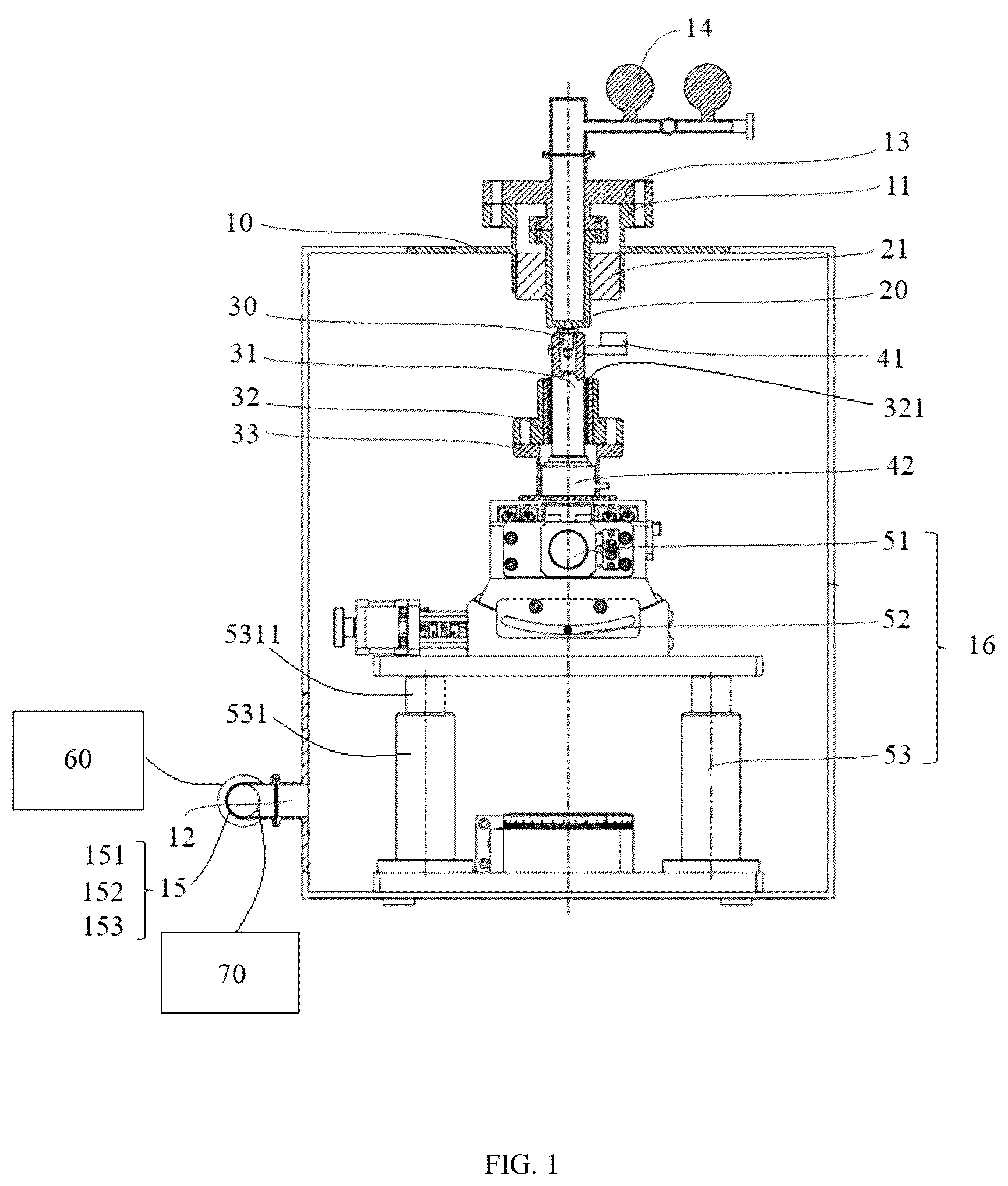 Patent US12104984 — Test device for detecting sealing performance of one-way valve — Figure 1