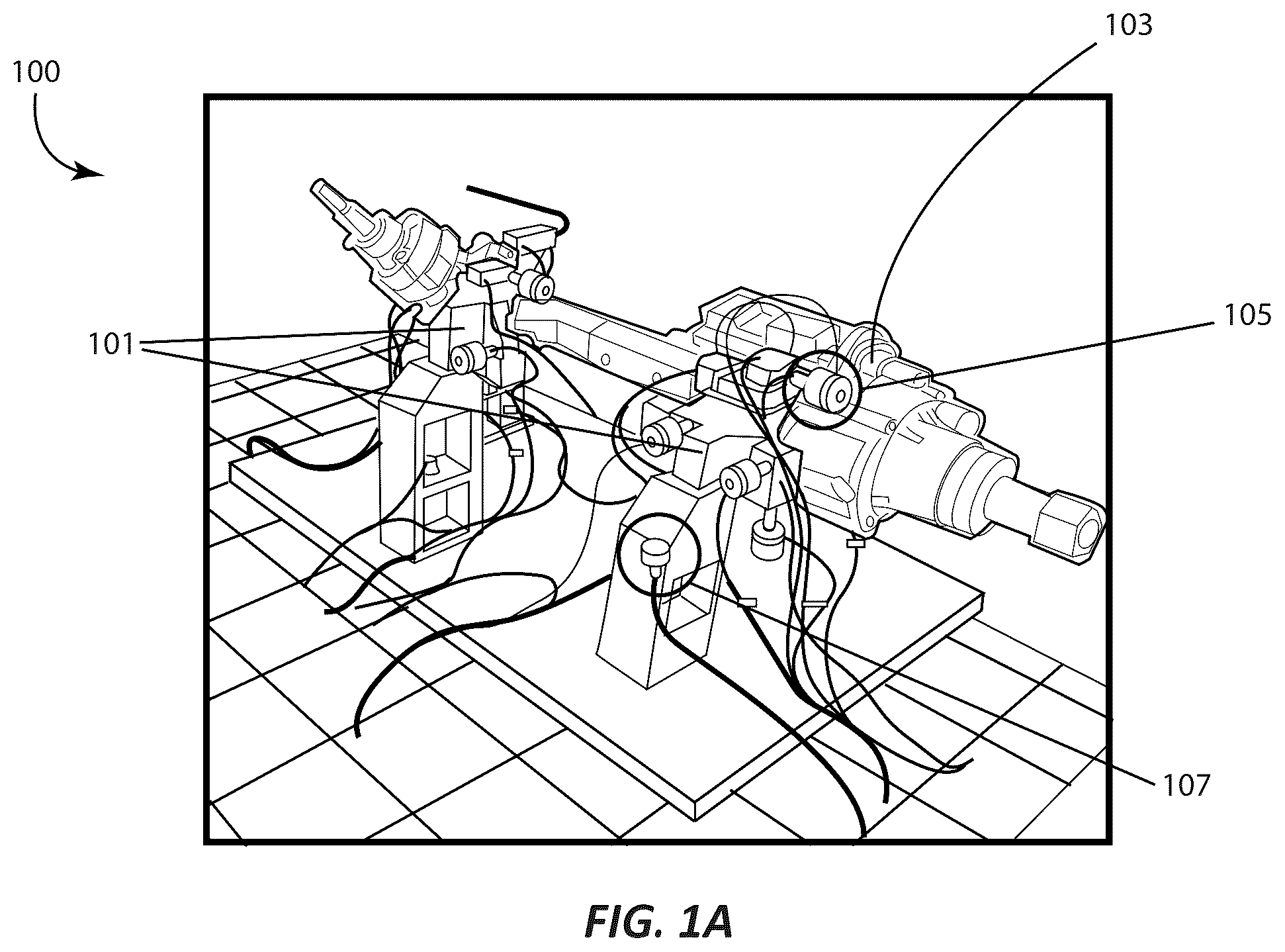 Patent US12104987 — Analyzing quality of sensed force-response data during testing and mitigation poor quality output — Figure 1