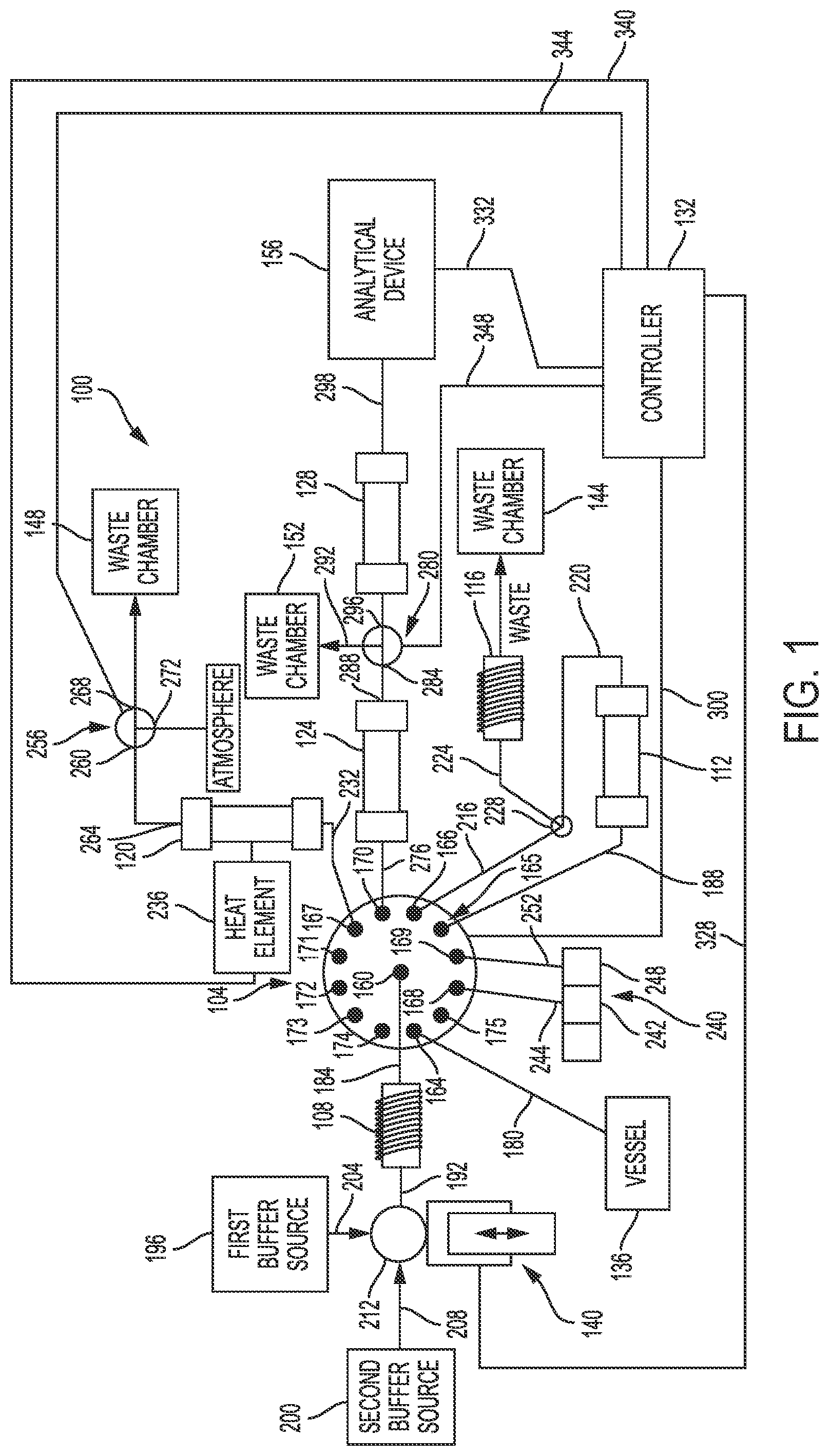 Patent US12104995 — Systems and methods for performing a real-time assay of a sample — Figure 1