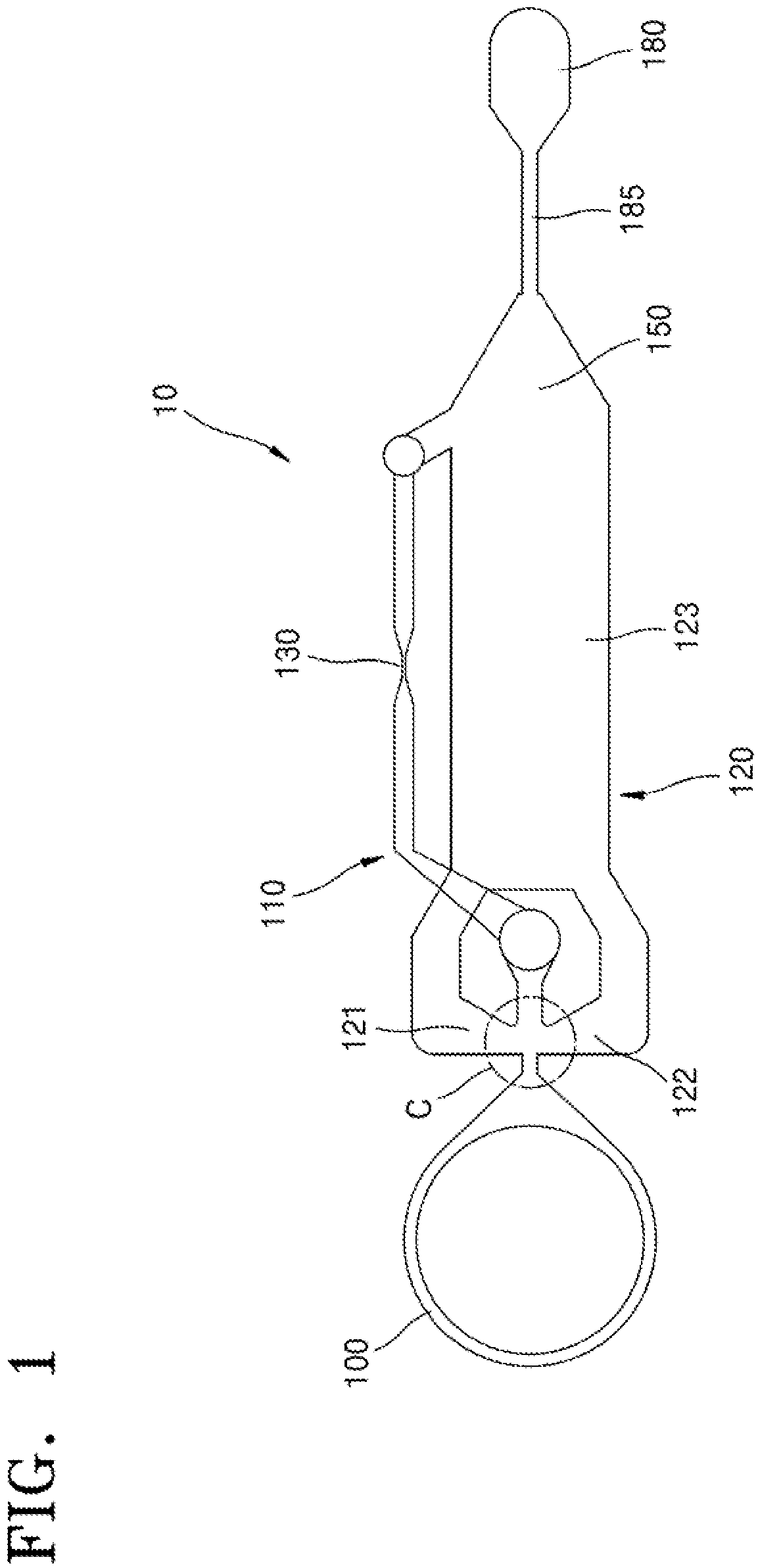 Patent US12105000 — Fine dust measurement module and fine dust measurement device — Figure 1