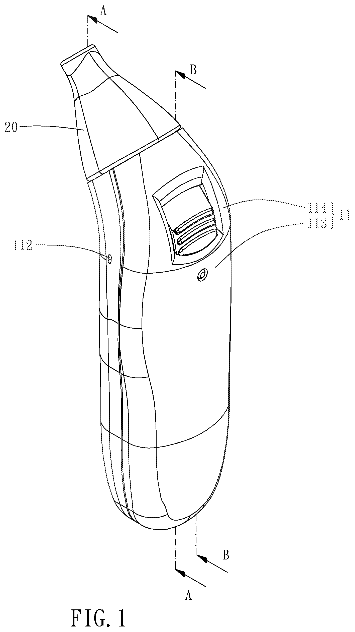 Patent US12105006 — Gas detection system for gynecological disease detection and detection method using the same — Figure 1