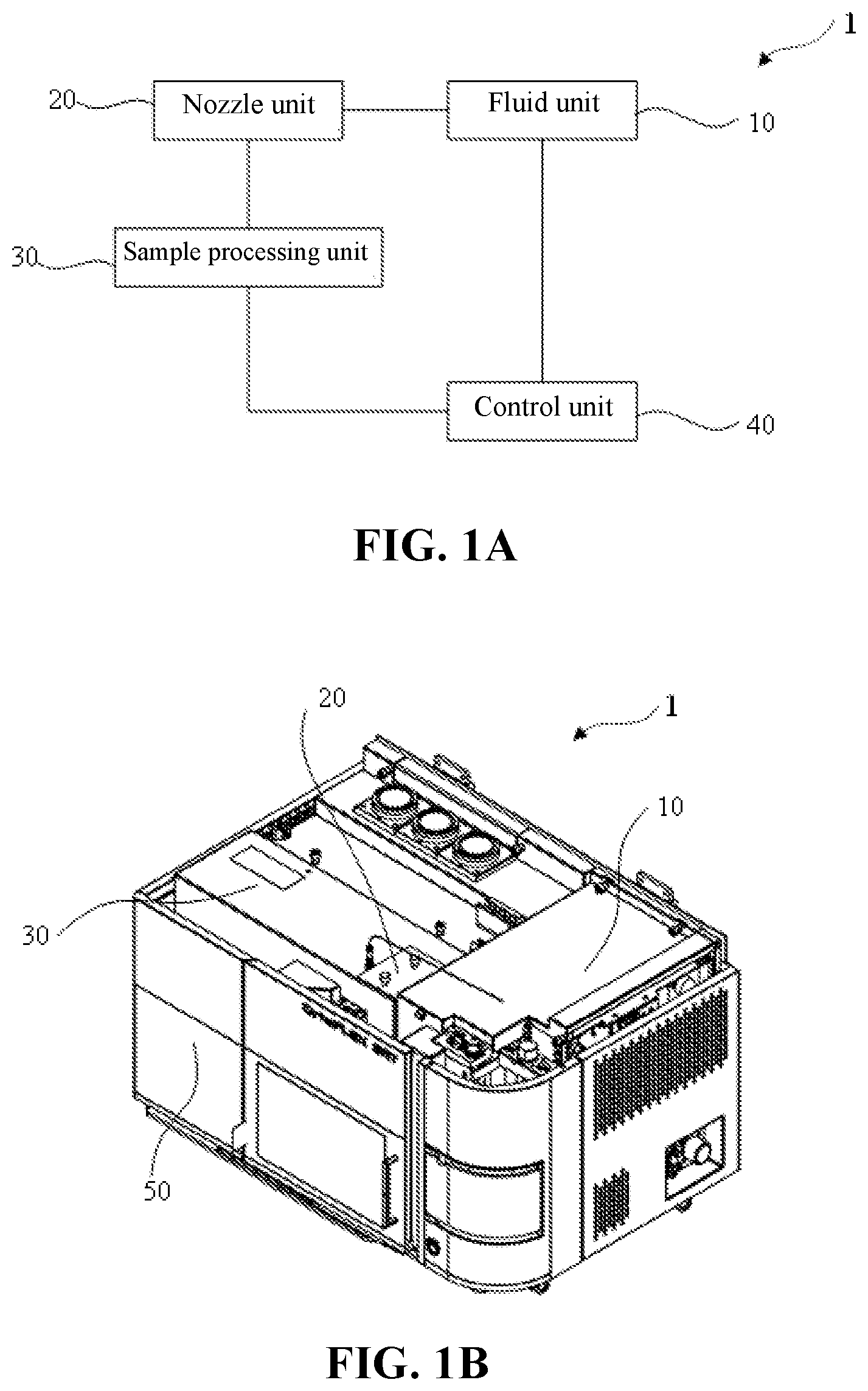 Patent US12105008 — Fluid system and sample processor including fluid system — Figure 1