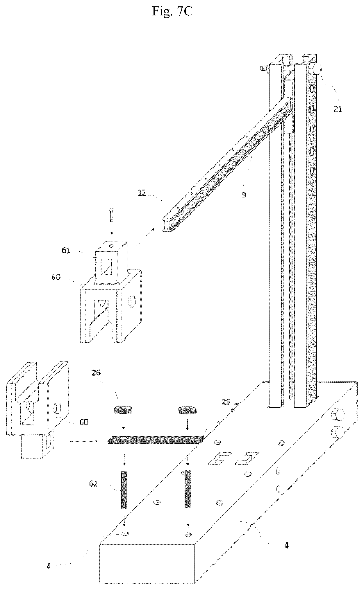 Patent US12105015 Figure 12 – Concrete test loading frame