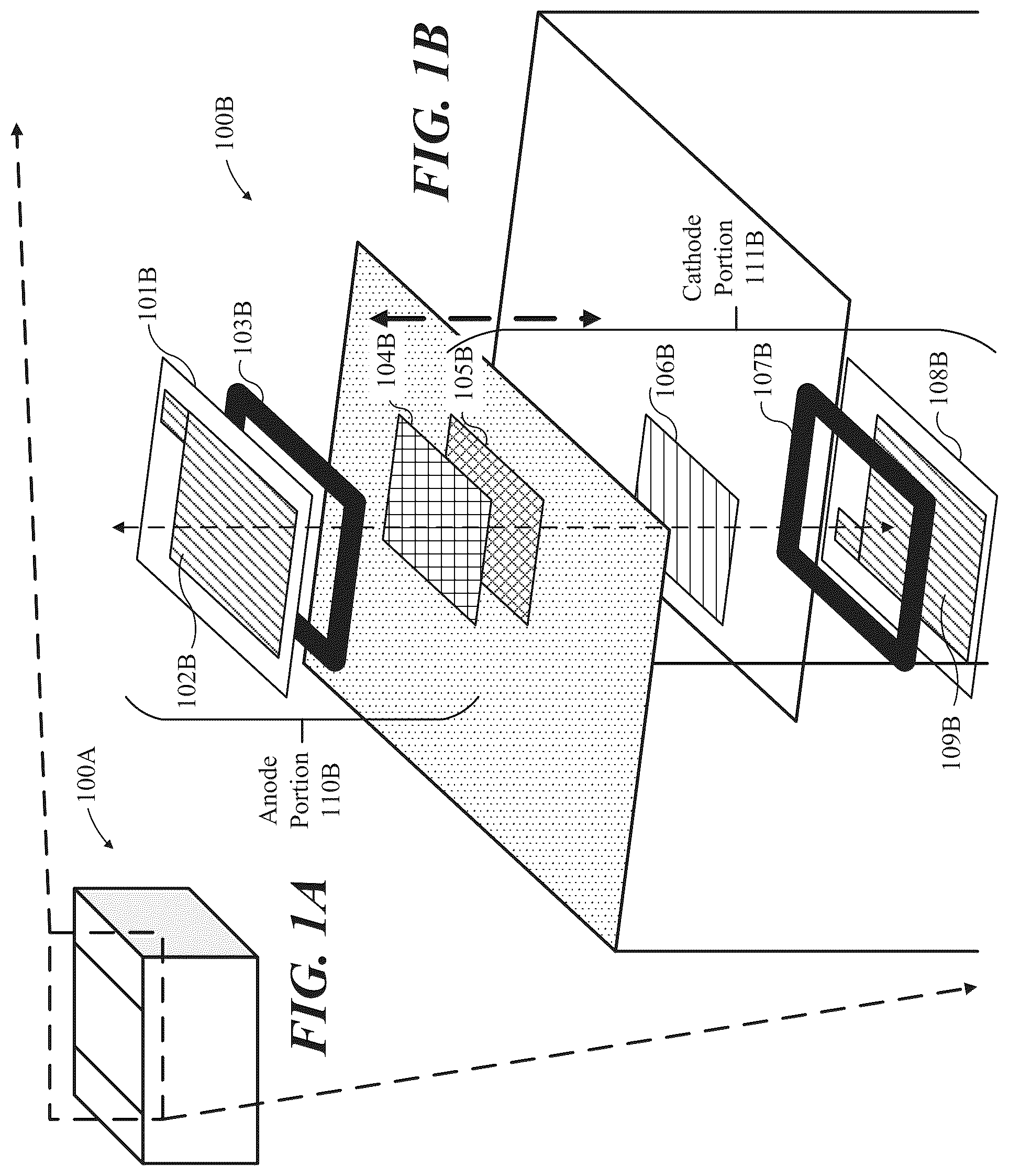 Patent US12105048 — Multi-part nontoxic printed batteries — Figure 1