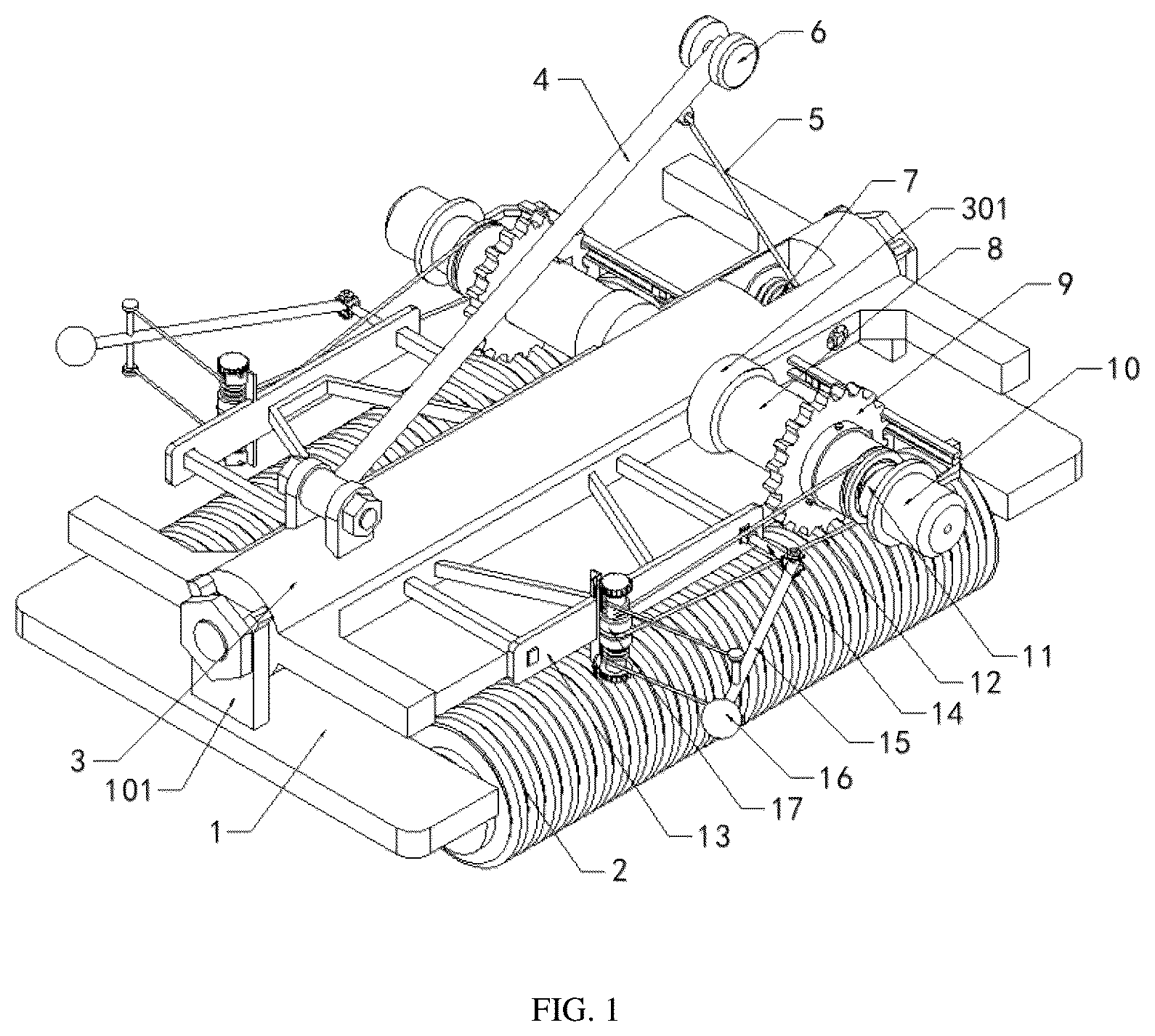 Patent US12105051 — Detection apparatus and detection system for railway bridge duct concrete compactness — Figure 1