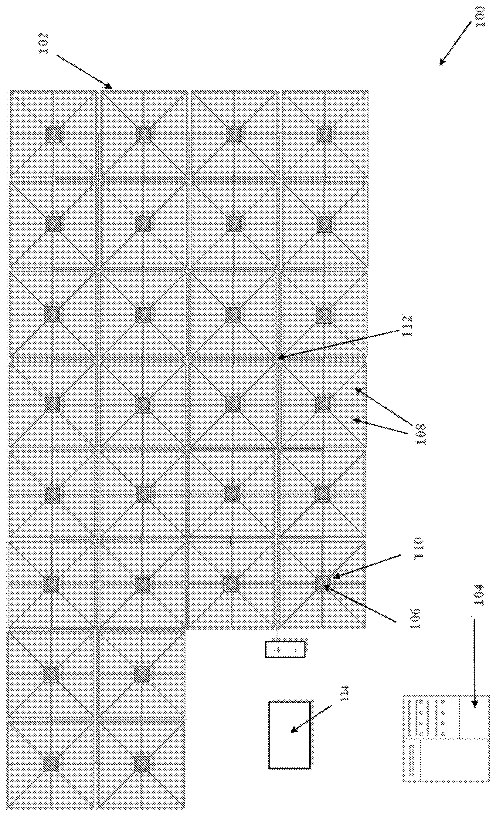 Patent US12105061 — Devices, systems and method for flooring performance testing — Figure 1