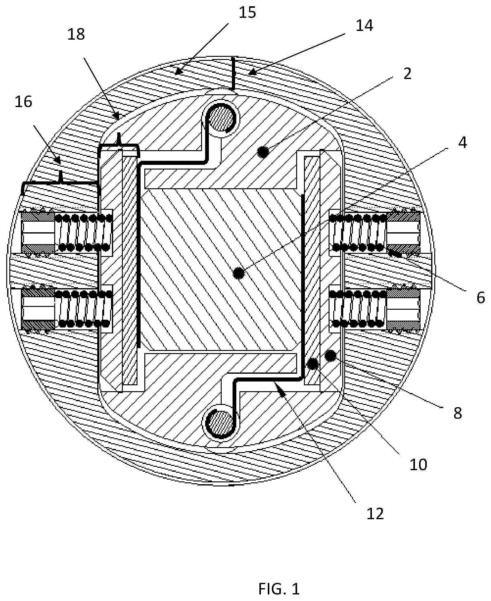 Patent US12105071 — Multi-element, ultra-low SWaP chemical pre-concentrator — Figure 1