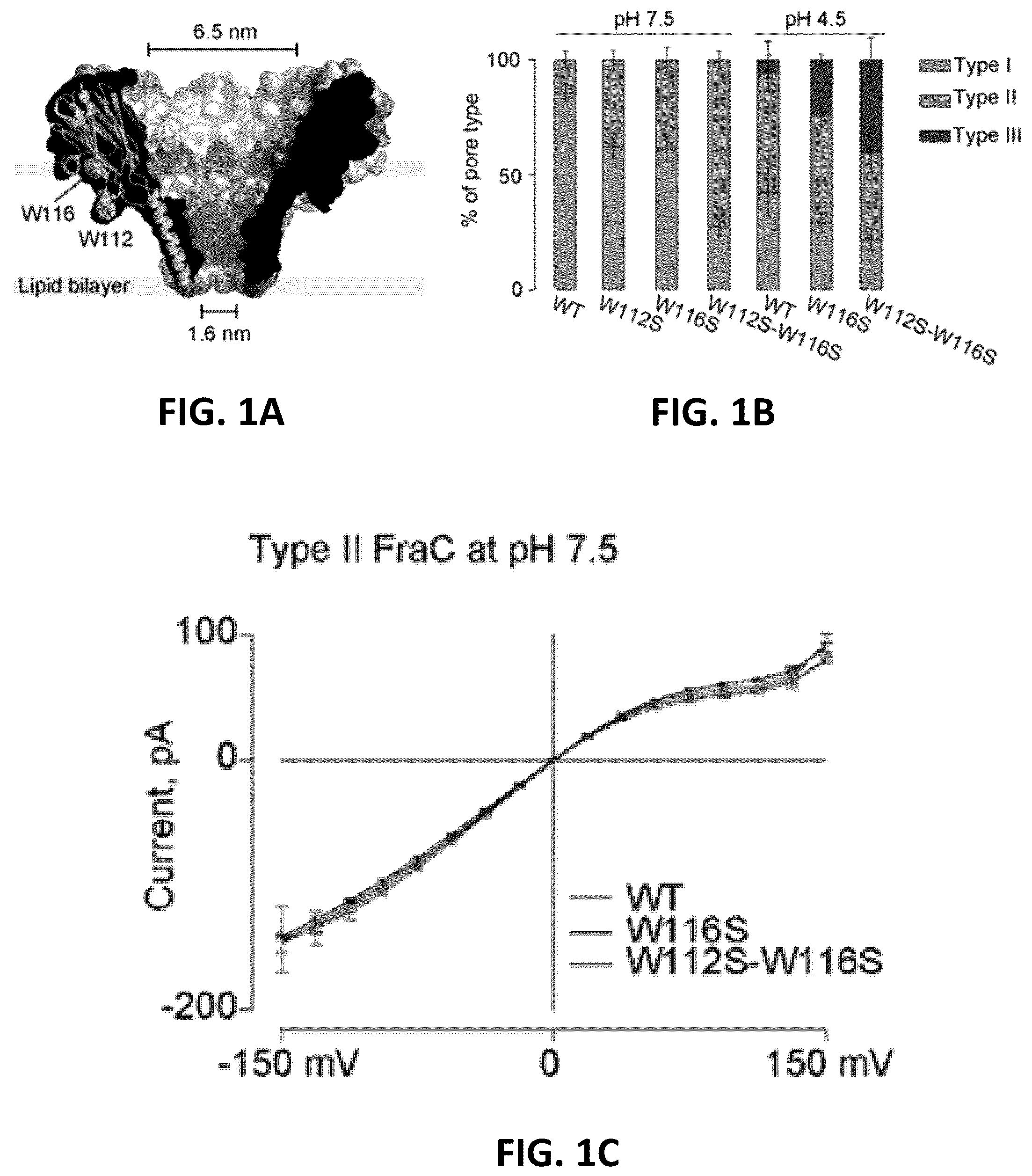 Patent US12105079 — Biological nanopores having tunable pore diameters and uses thereof as analytical tools — Figure 1