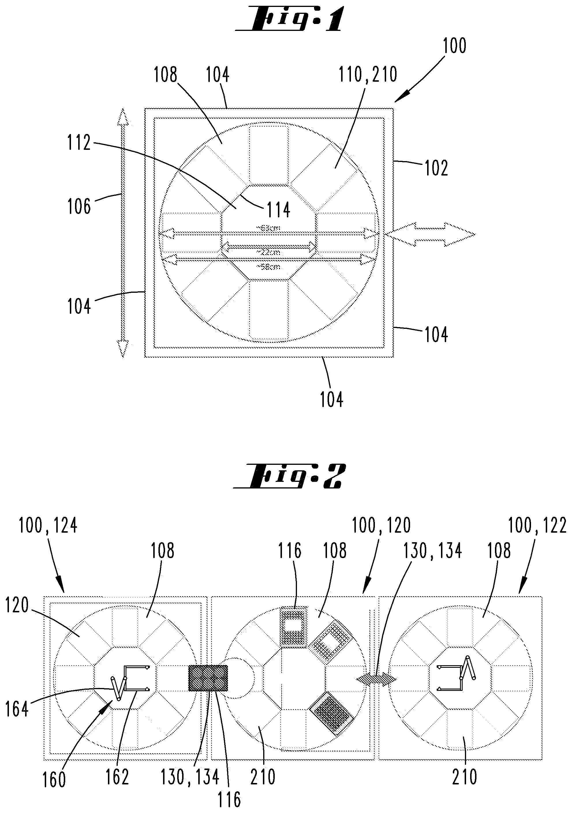 Patent US12105106 — Process module for an automated biology system — Figure 1