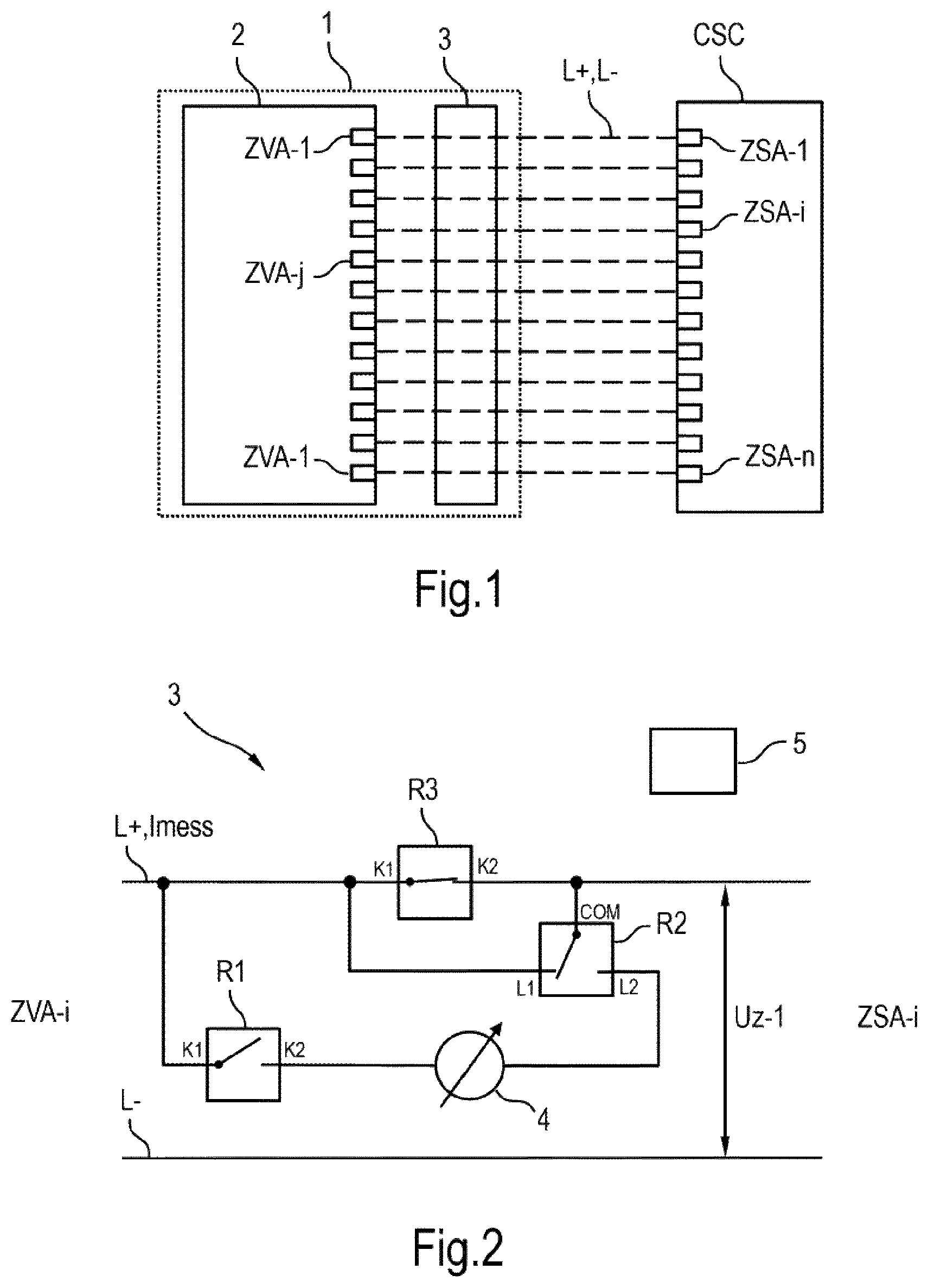 Patent US12105155 Figure 1 – Method for testing a cell monitoring unit, and testing device