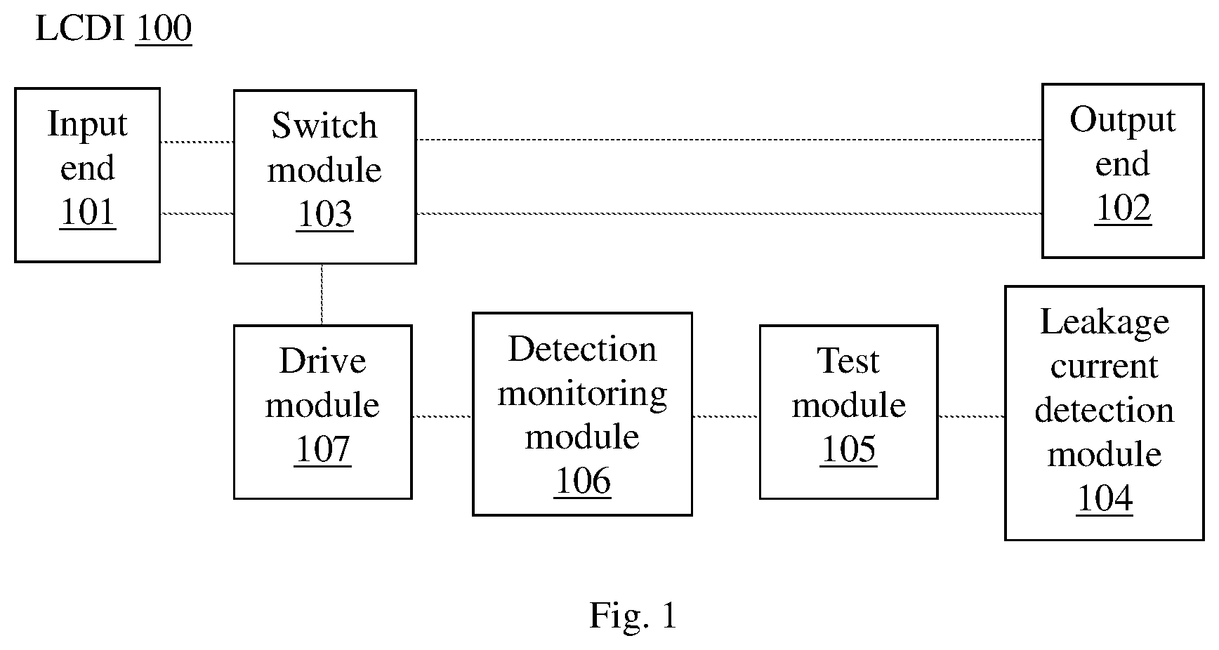Patent US12105157 Figure 1 – Leakage current detection and interruption device for power cord and related electrical connectors and electrical appliances