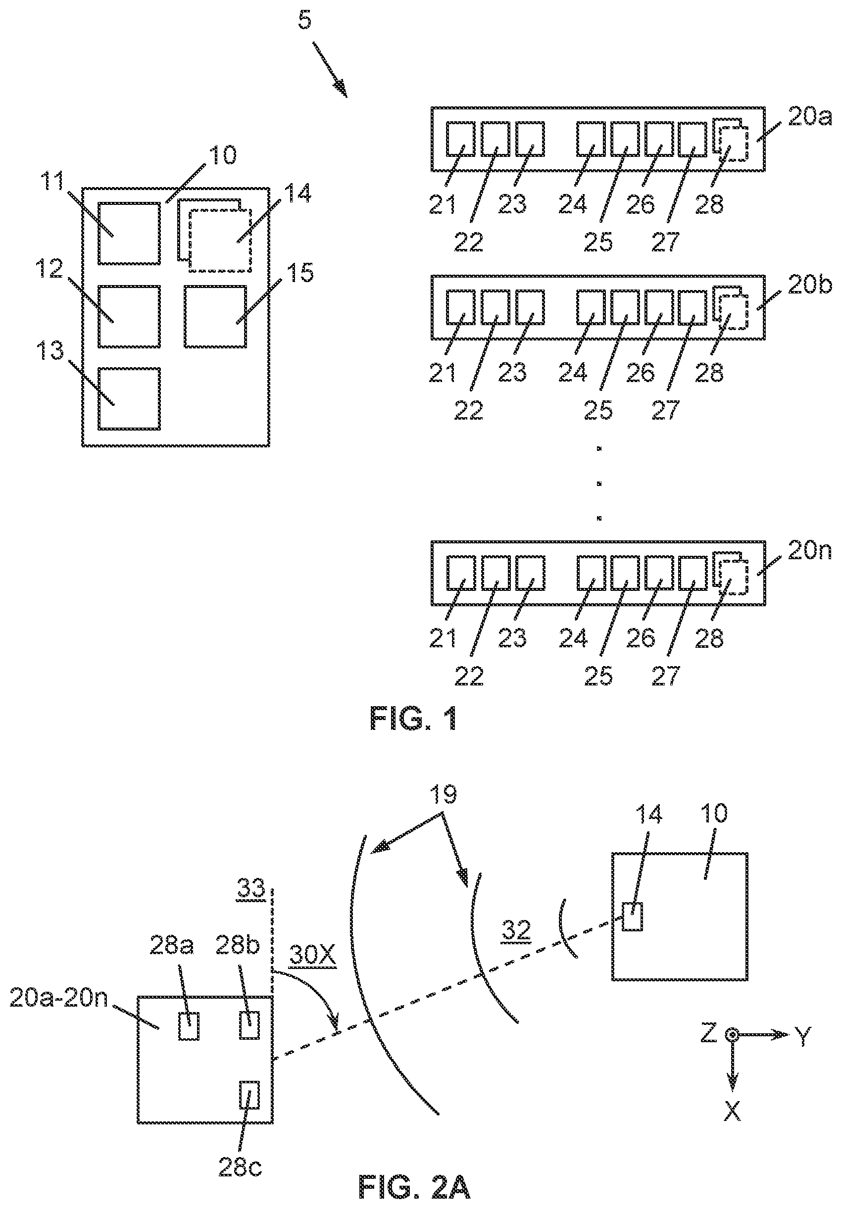 Patent US12105177 — Assessment of position of motion trackers on a subject based on wireless communications — Figure 1