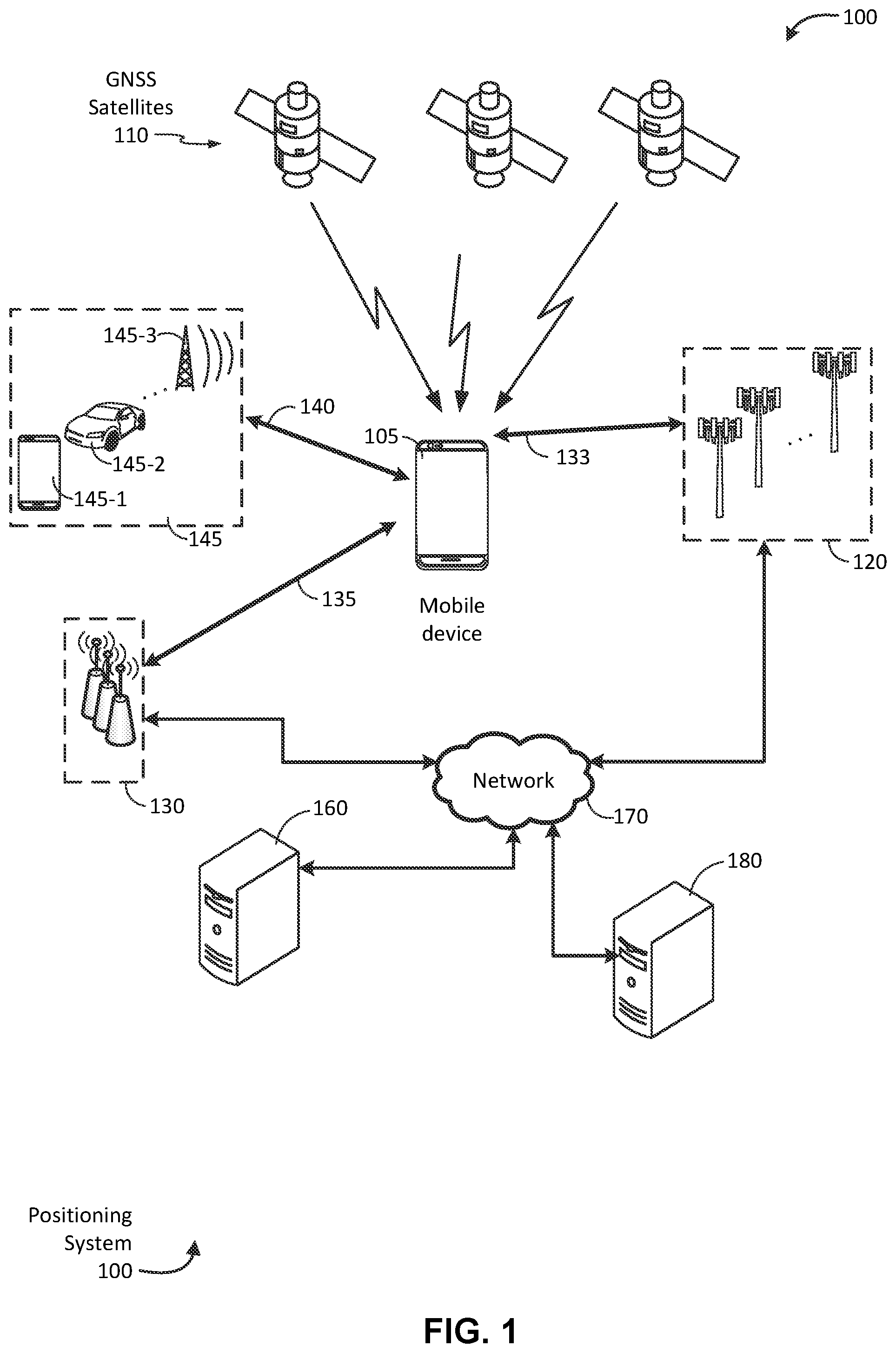 Patent US12105210 — Accuracy-based GNSS band selection — Figure 1