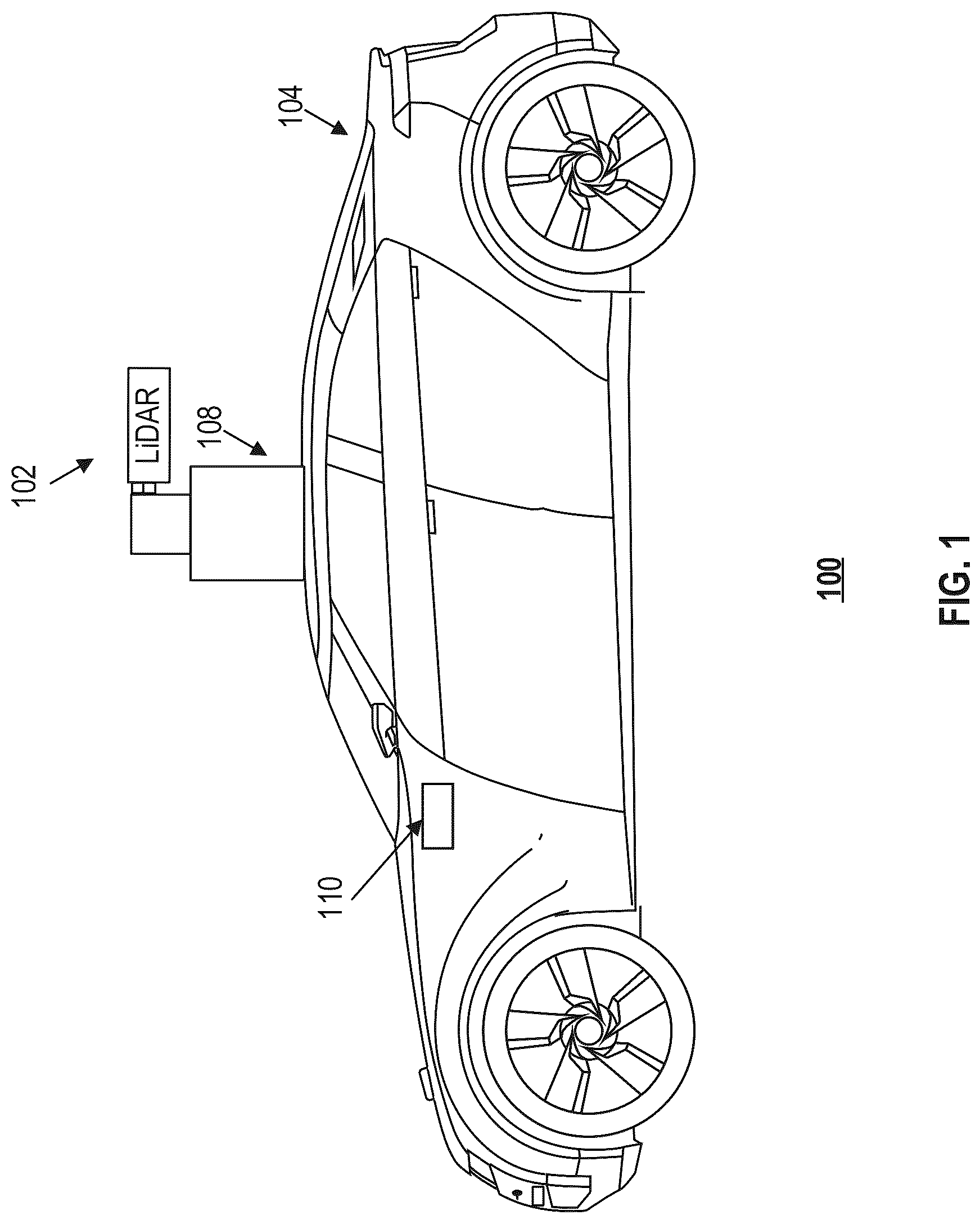 Patent US12105220 — Dynamic outgoing beam divergence tuning in LiDAR — Figure 1