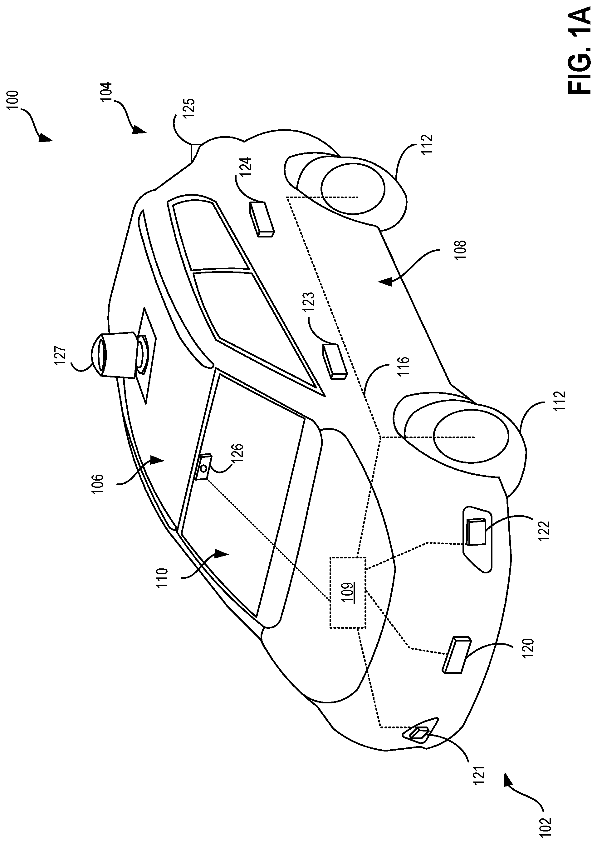 Patent US12105222 Figure 1 – Systems and methods for reducing cognitive workload and energy consumption by a sensor utilized on a vehicle