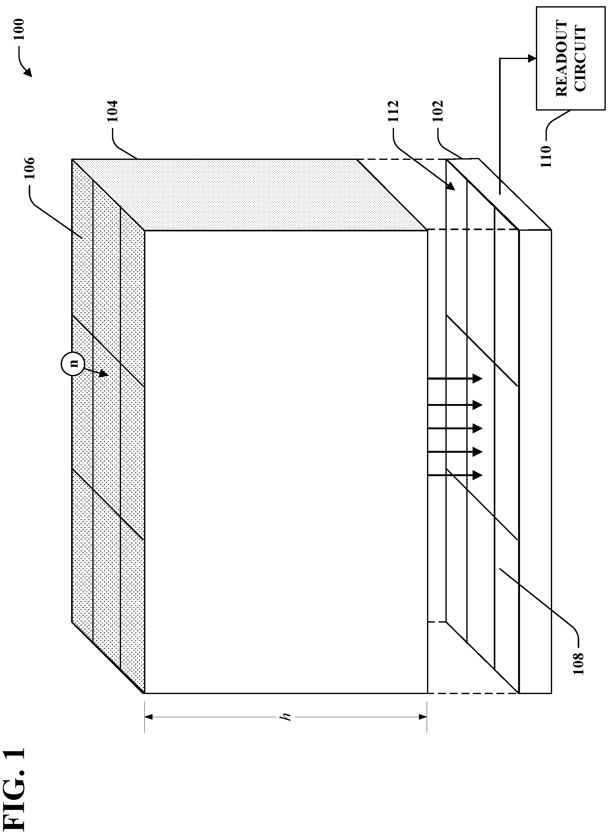 Patent US12105231 — Scintillator array for radiation detection — Figure 1