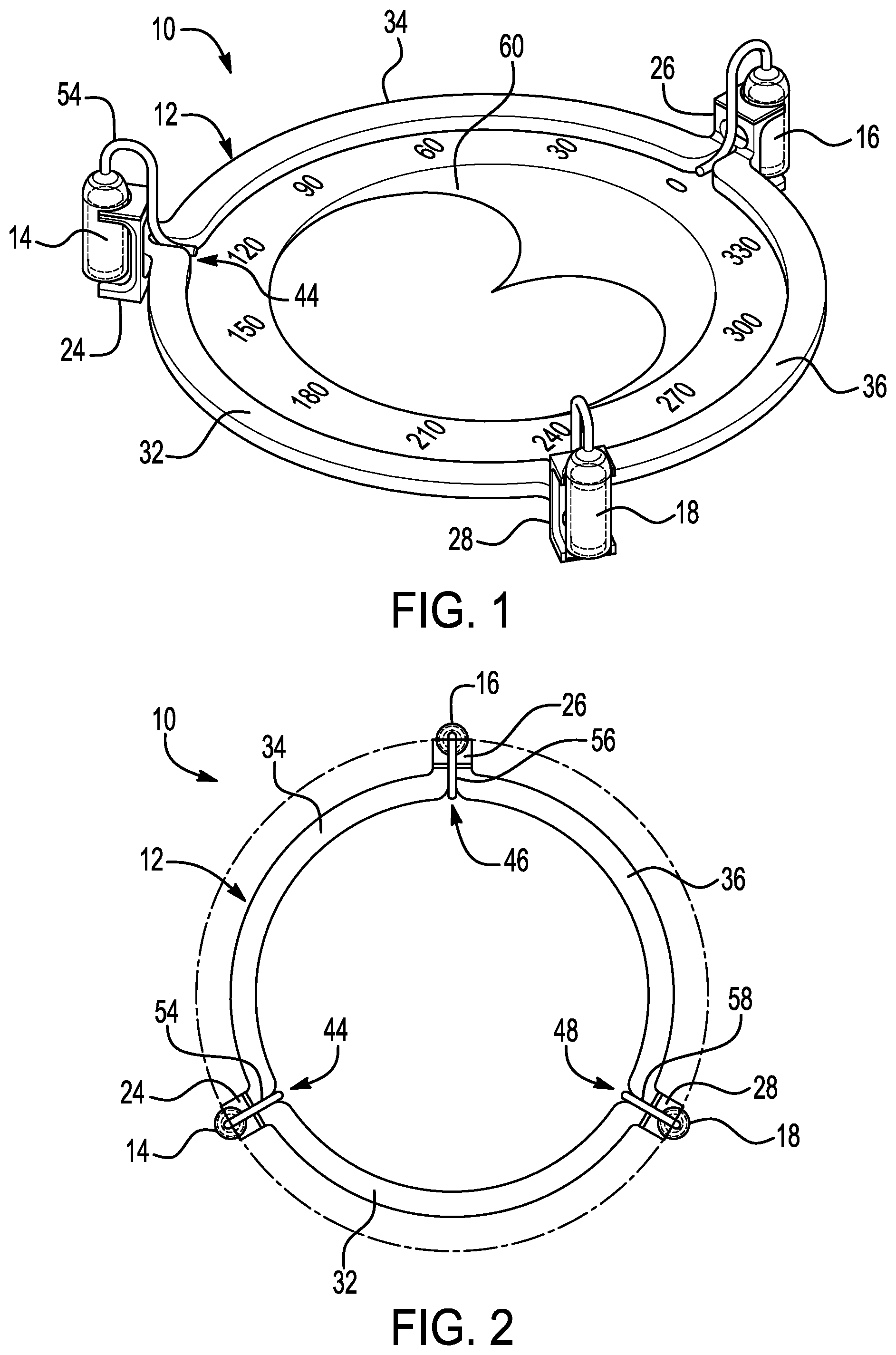 Patent US12105235 — Triplet acoustic ring assembly, nested array, and method — Figure 1
