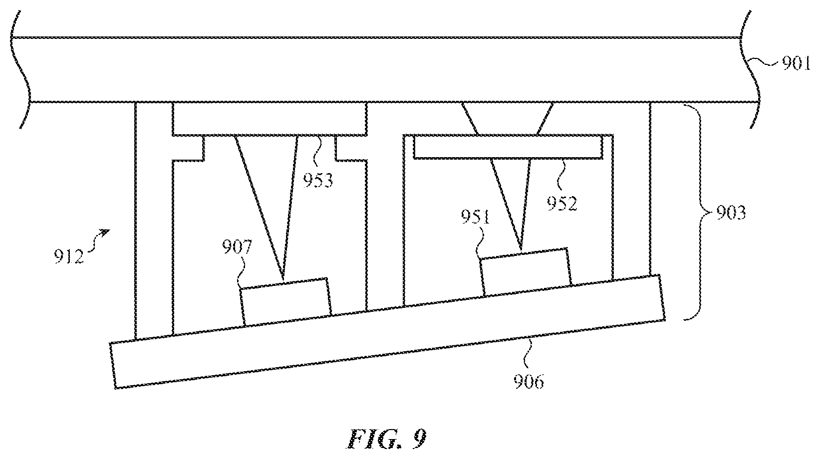 Patent US12105247 Figure 10 – Beam-tilting light source enclosures