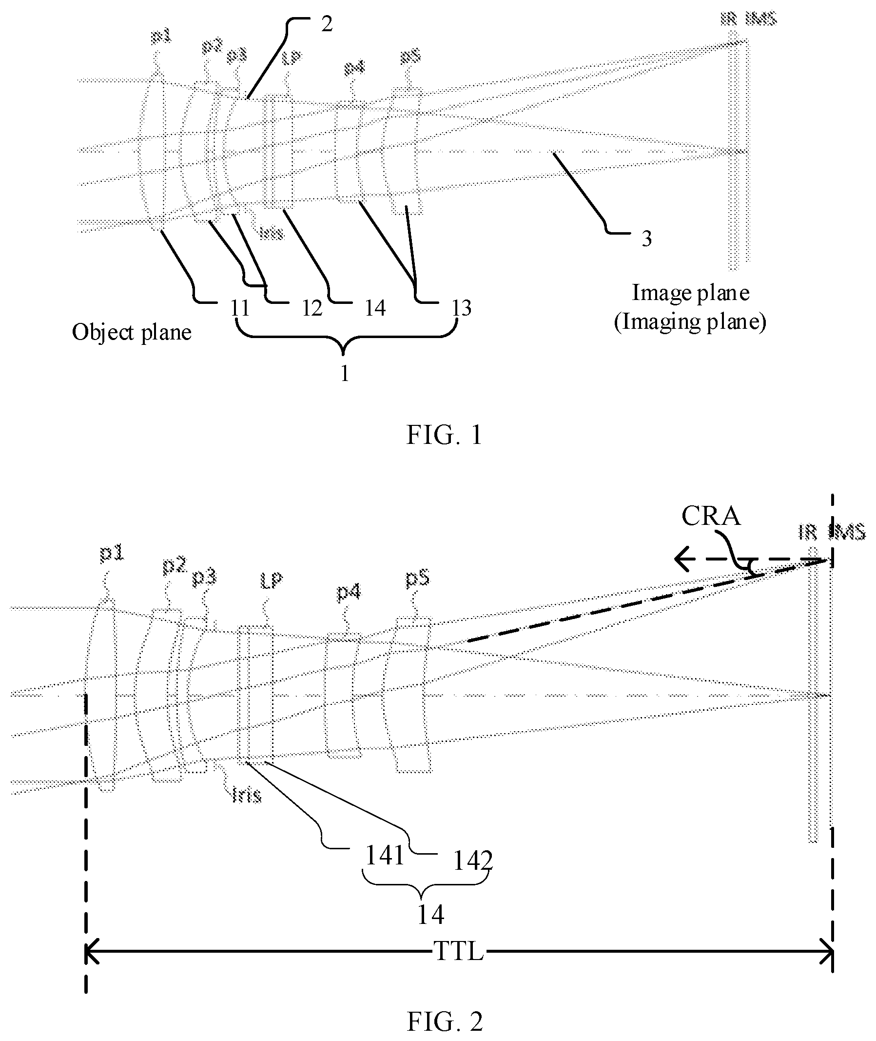 Patent US12105269 Figure 1 – Telephoto imaging system, lens, and camera module