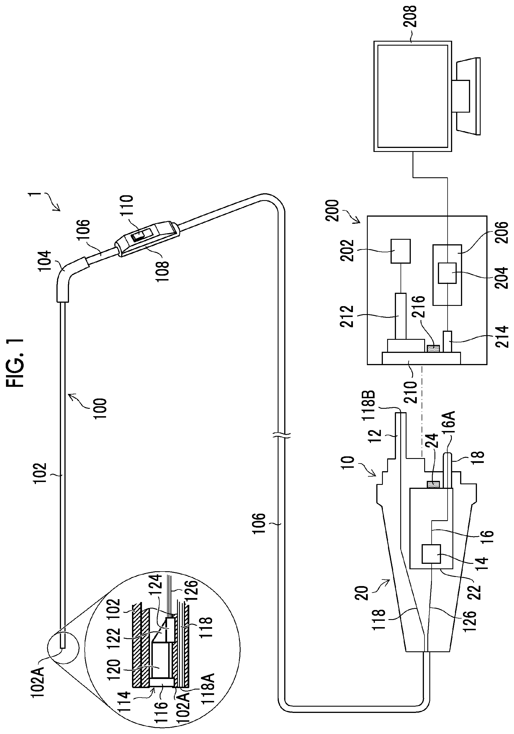 Patent US12105276 — Connector device for endoscope — Figure 1