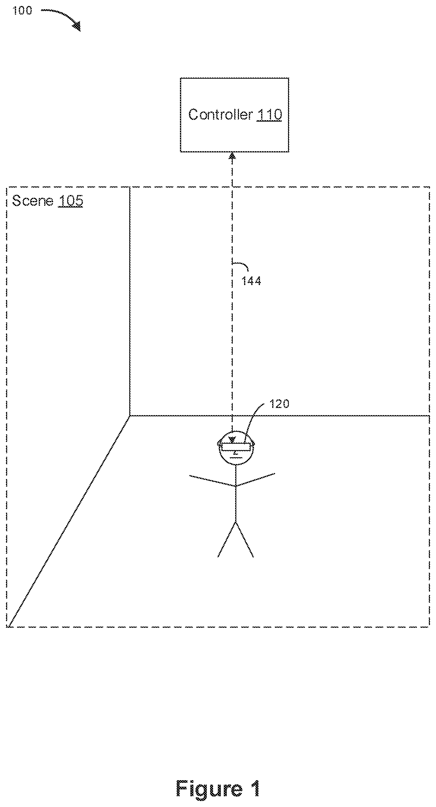 Patent US12105280 — Method and device for eye tracking using event camera data — Figure 1