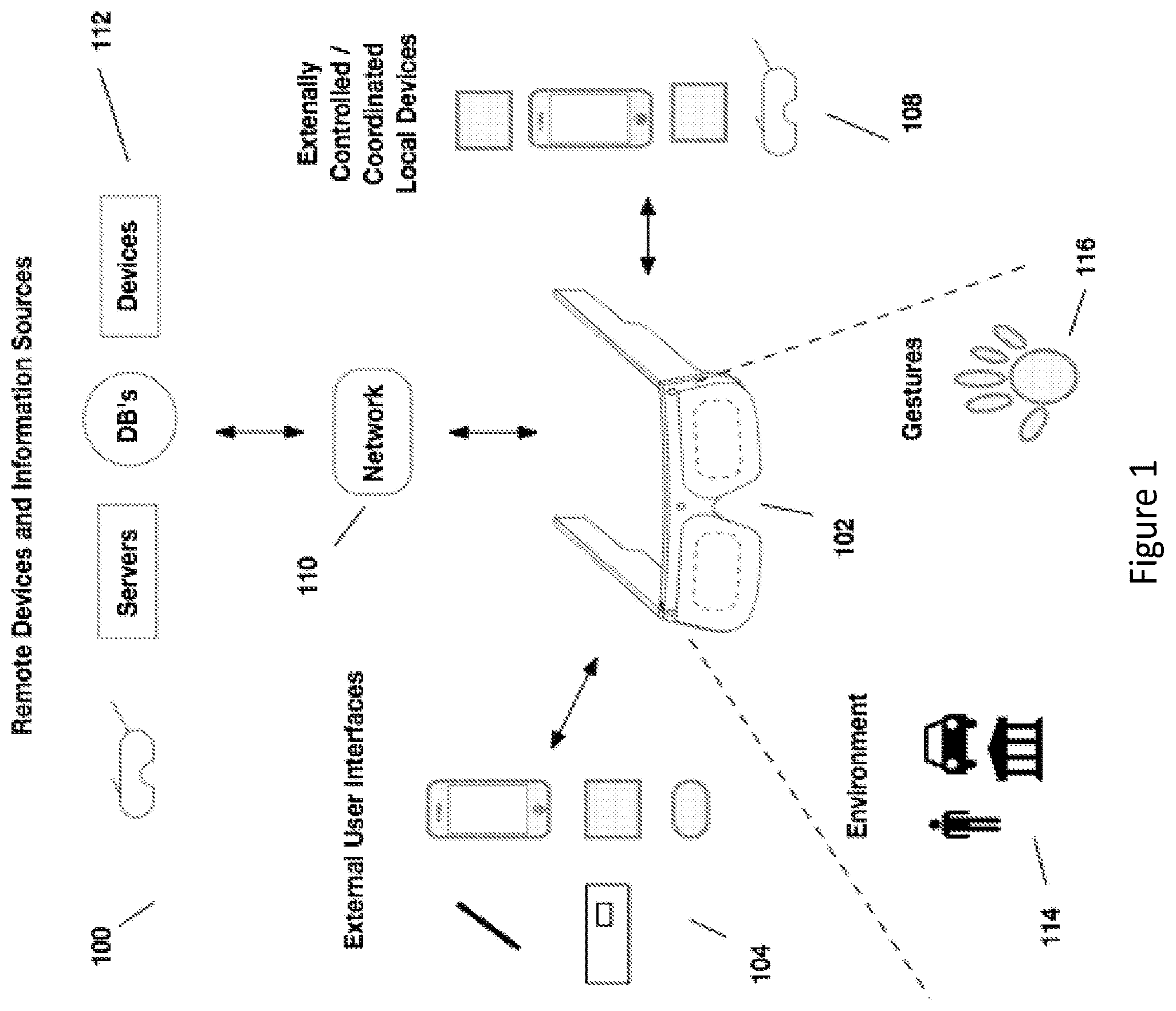 Patent US12105281 — See-through computer display systems — Figure 1