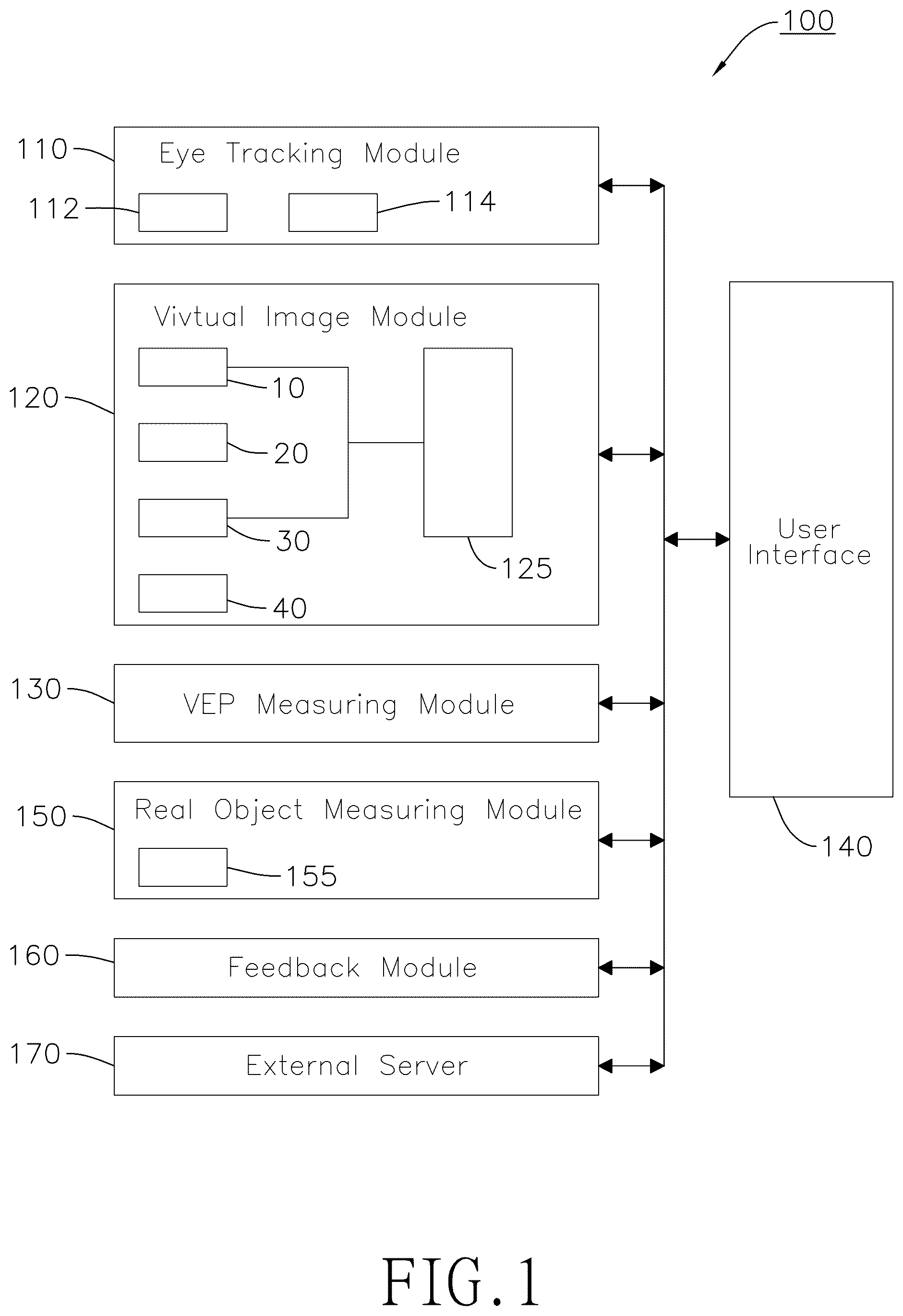 Patent US12105294 — Systems and methods for improving binocular vision — Figure 1