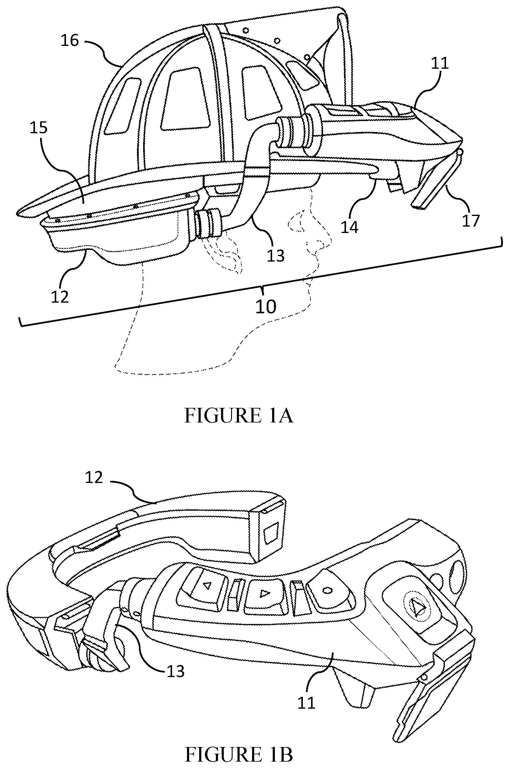 Patent US12105295 — Balanced helmet mounted visual communication and navigation system — Figure 1