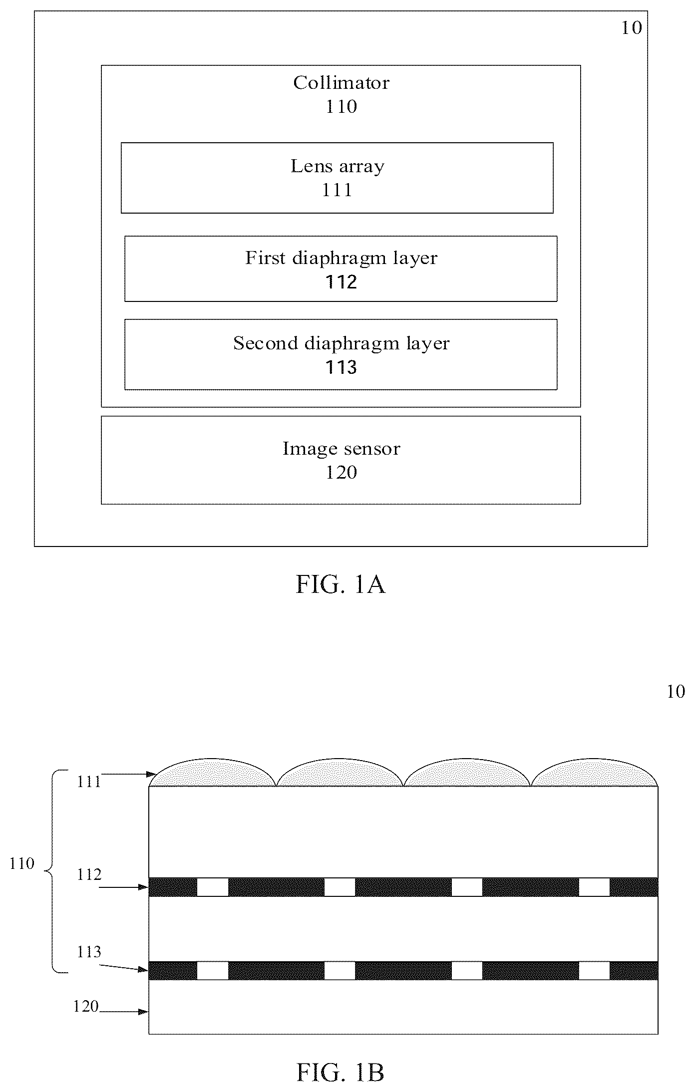 Patent US12105306 — Texture image acquiring device, display device, and collimator — Figure 1