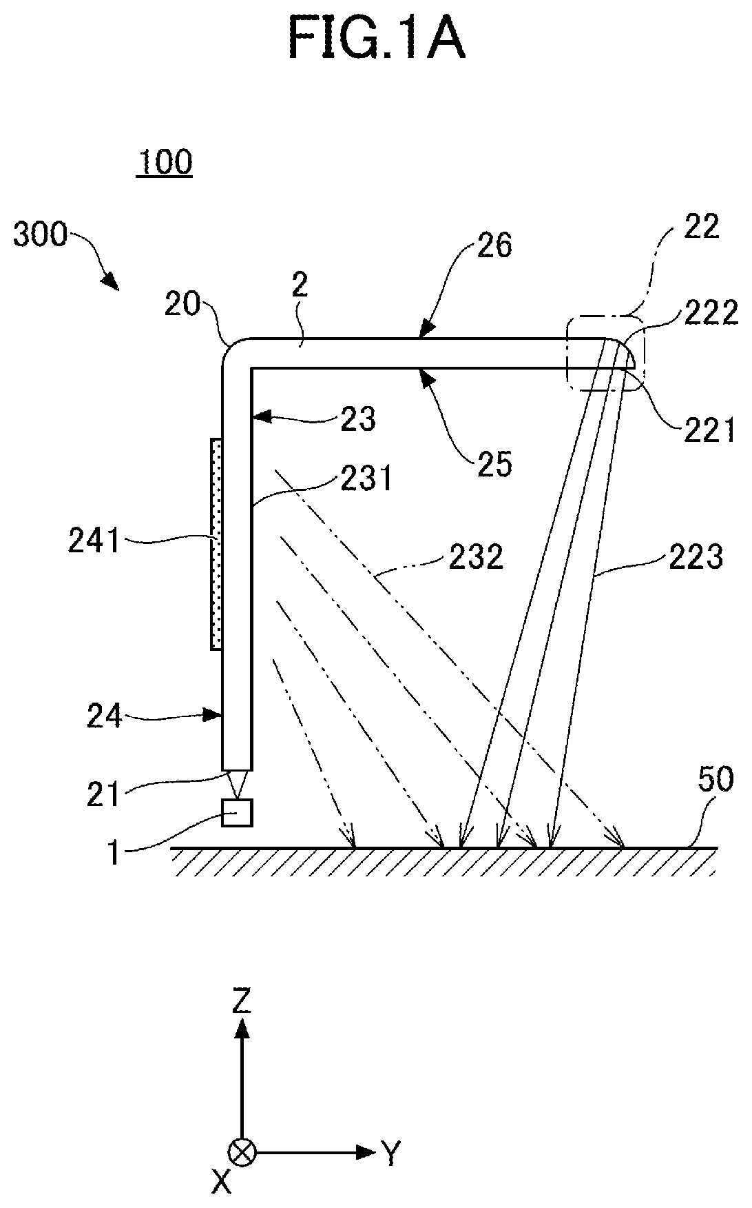 Patent US12105313 — Lighting device — Figure 1